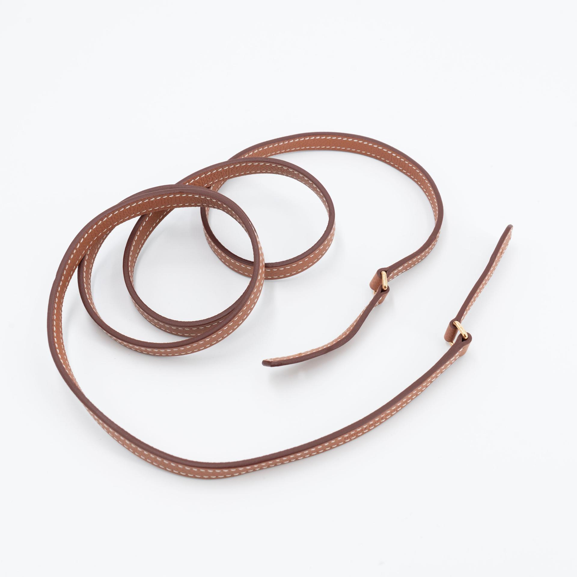 A美品 HERMÈS 爱马仕 Constance To Go 37 金棕色 Gold Epsom皮 金扣 W刻 2024年 - 24