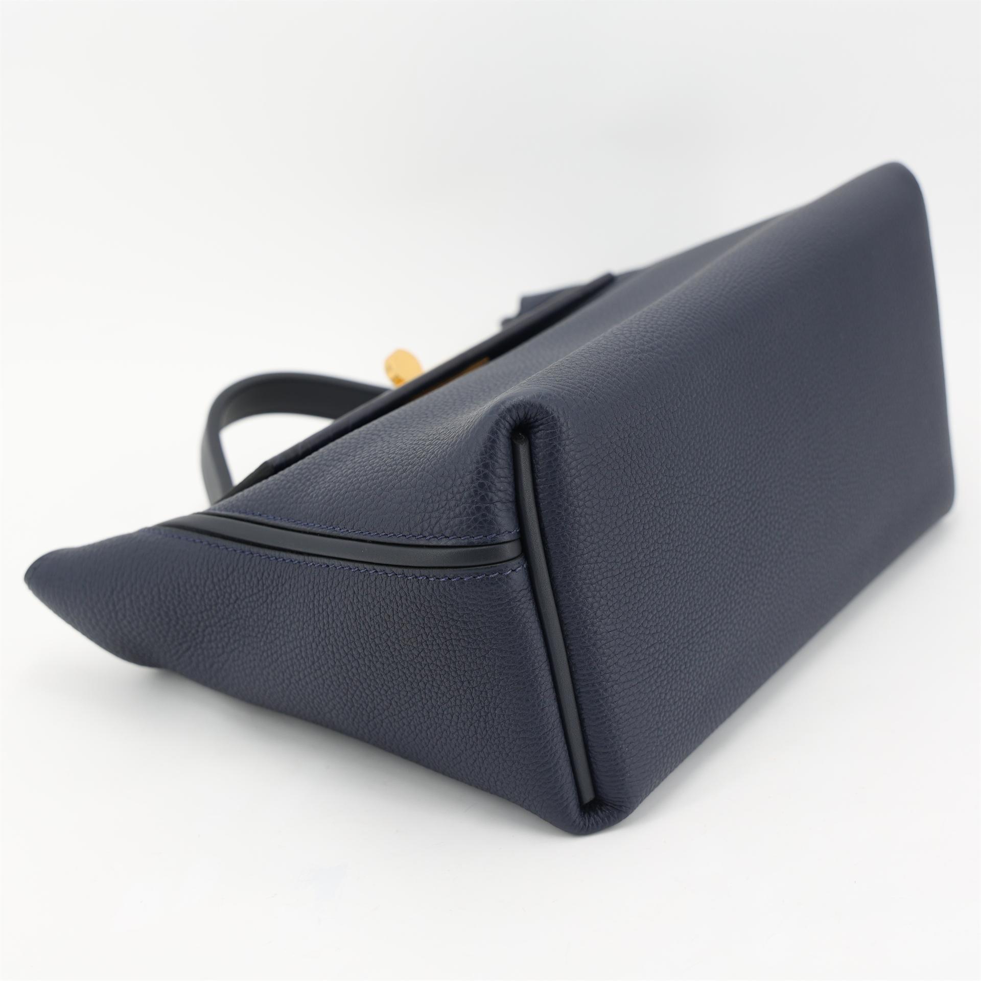 ランク NS 未使用品 HERMÈS エルメス ヴァンキャトル 29 タッチ ブルーニュイ (2Z) トゴ クロコダイル アリゲーター マット ゴールド金具 D刻印 (2019) - 4