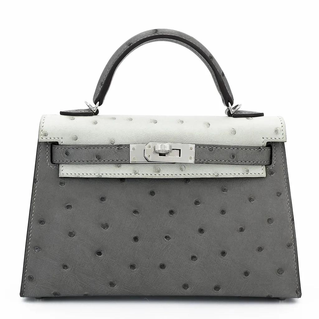 Mini Kelly II Gris Meyer (0L) Gris Perle (80)