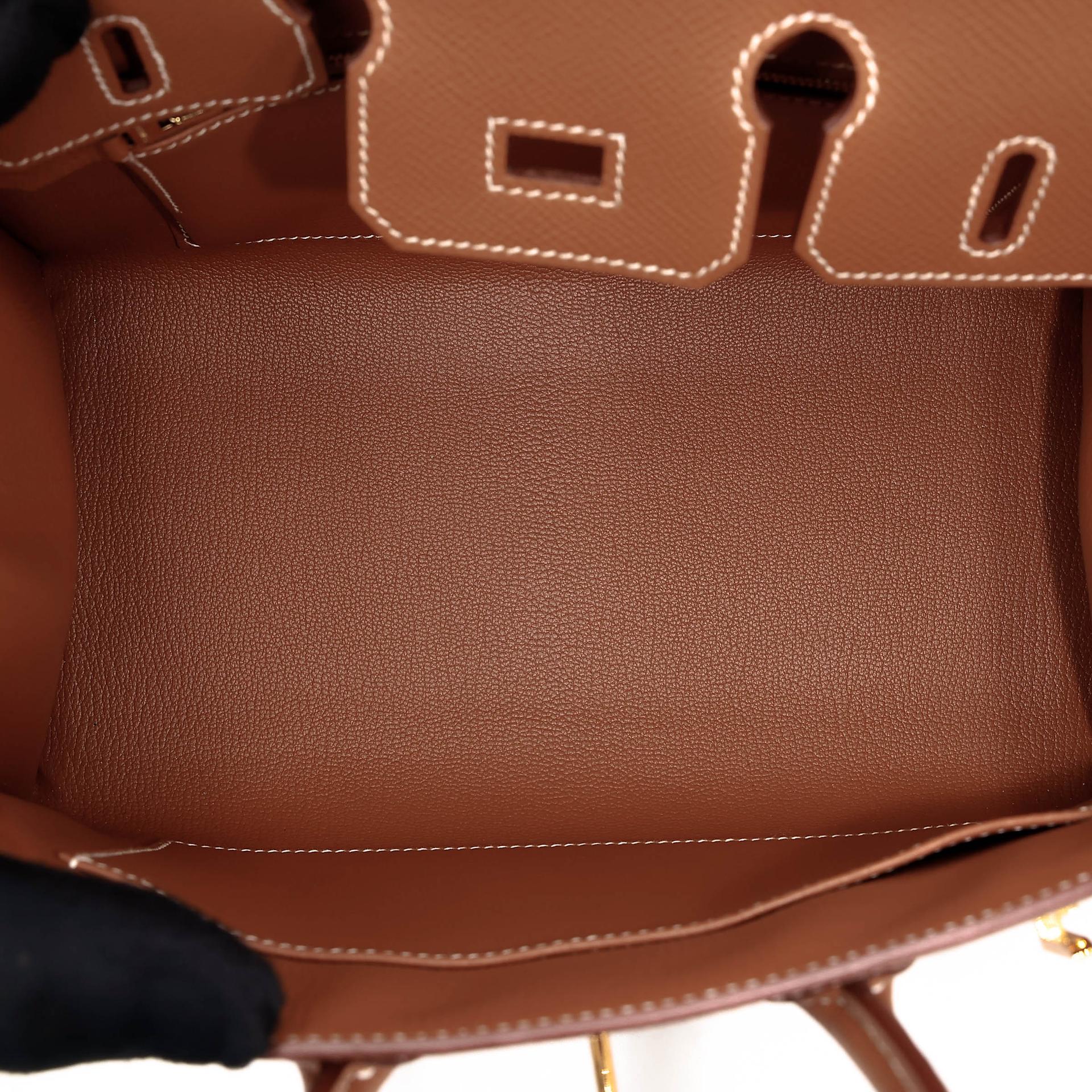 ランク SA HERMÈS エルメス バーキン25 セリエ ゴールド (37) エプソン ゴールド金具 Z刻印 (2021) - 17