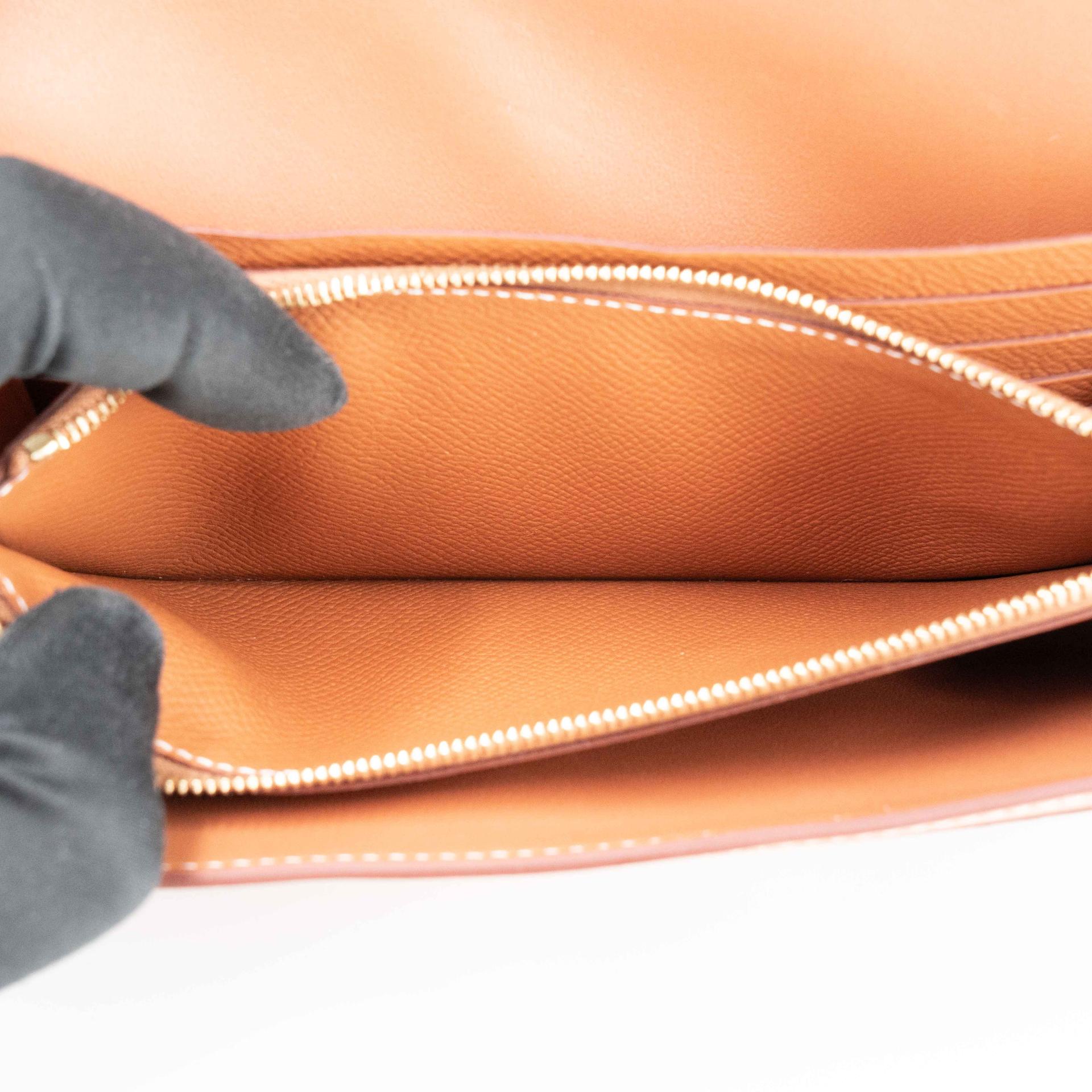 A美品 HERMÈS 爱马仕 Constance To Go 37 金棕色 Gold Epsom皮 金扣 W刻 2024年 - 20
