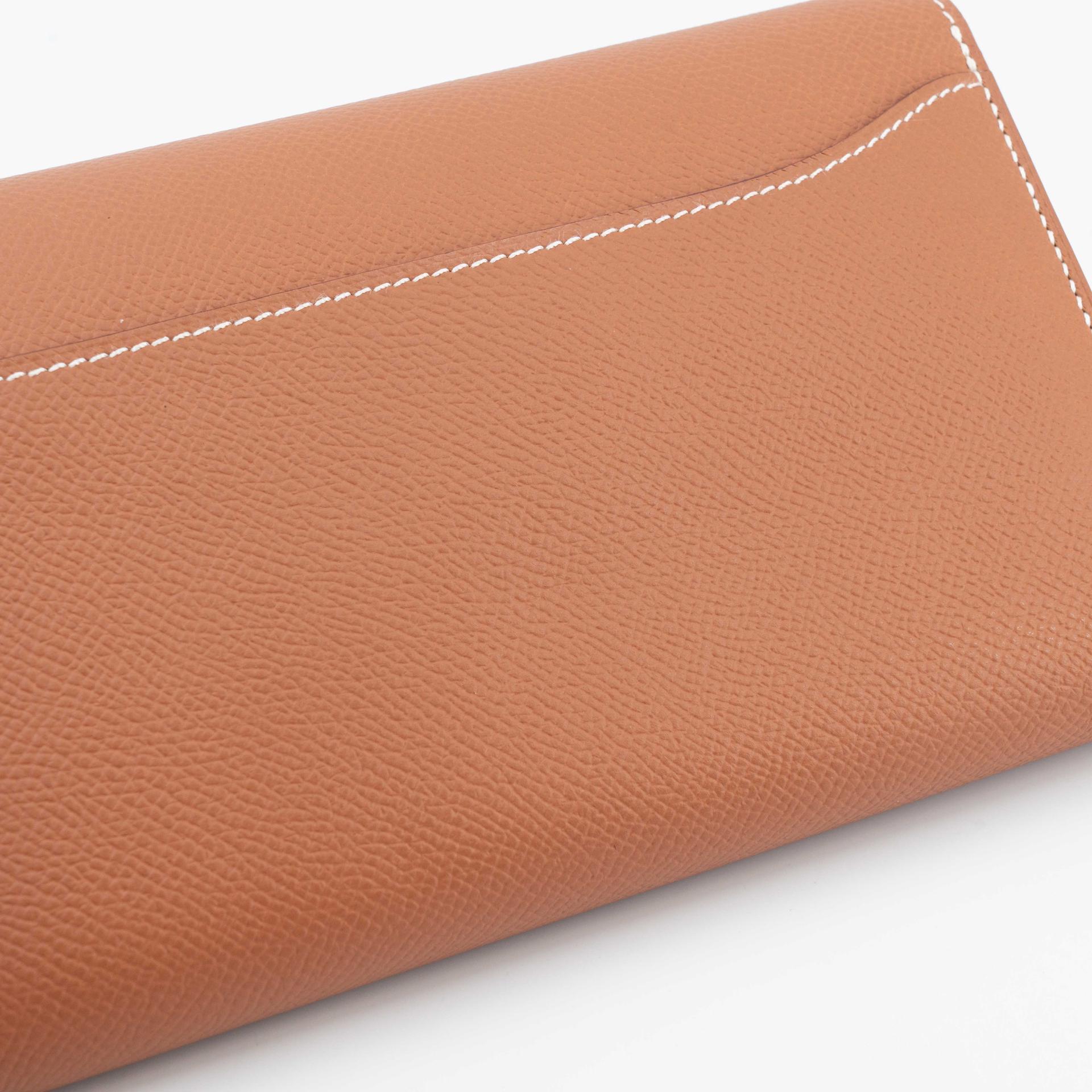 A美品 HERMÈS 爱马仕 Constance To Go 37 金棕色 Gold Epsom皮 金扣 W刻 2024年 - 18
