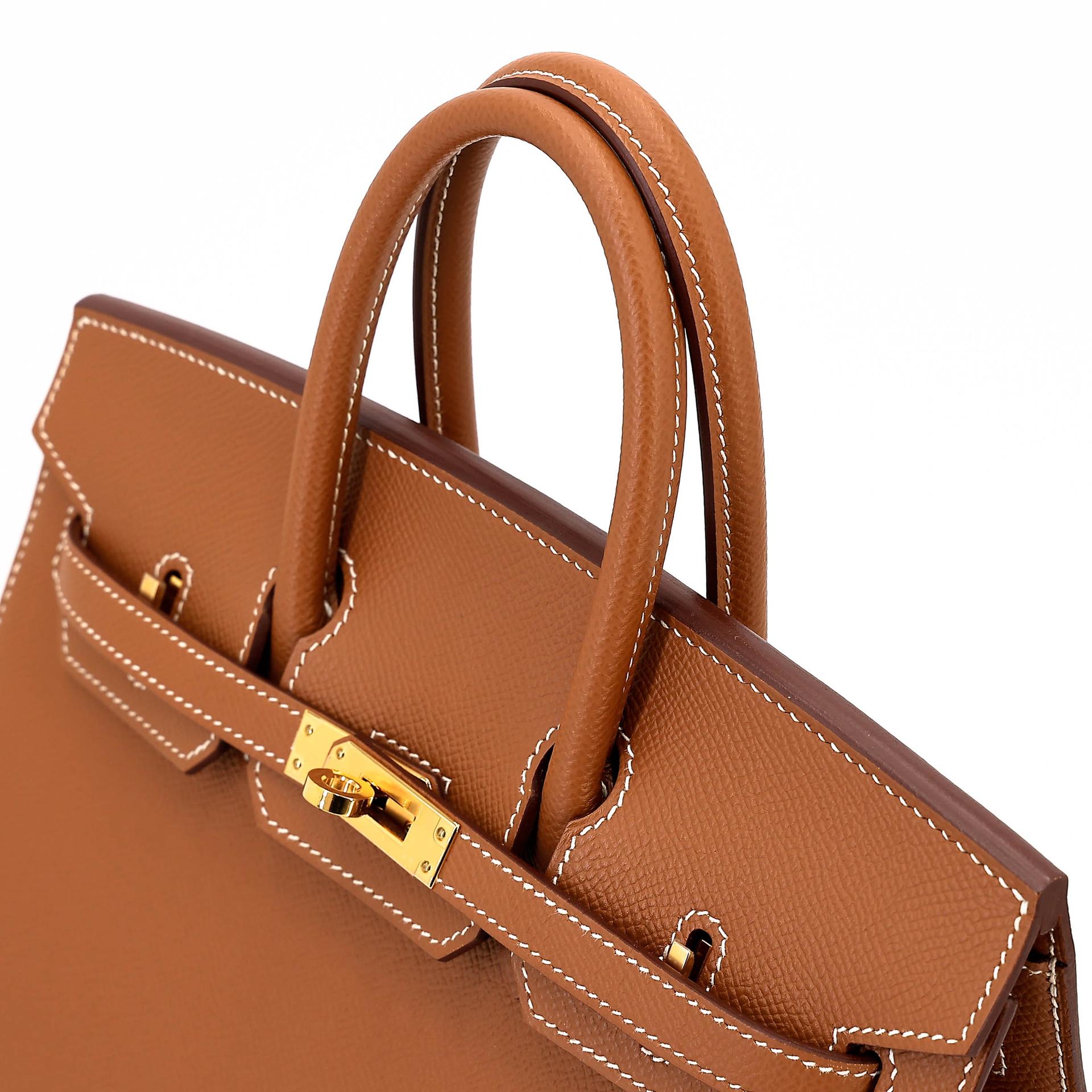 ランク SA HERMÈS エルメス バーキン25 セリエ ゴールド (37) エプソン ゴールド金具 Z刻印 (2021) - 3