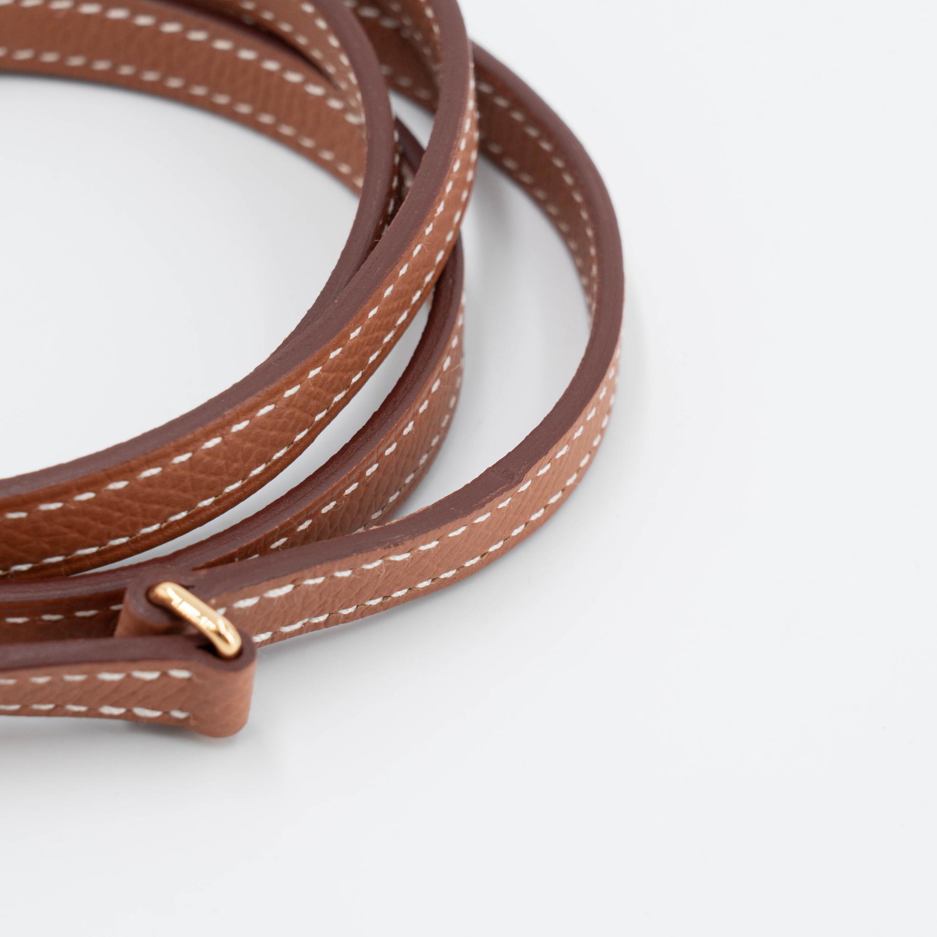 A美品 HERMÈS 爱马仕 Constance To Go 37 金棕色 Gold Epsom皮 金扣 W刻 2024年 - 25