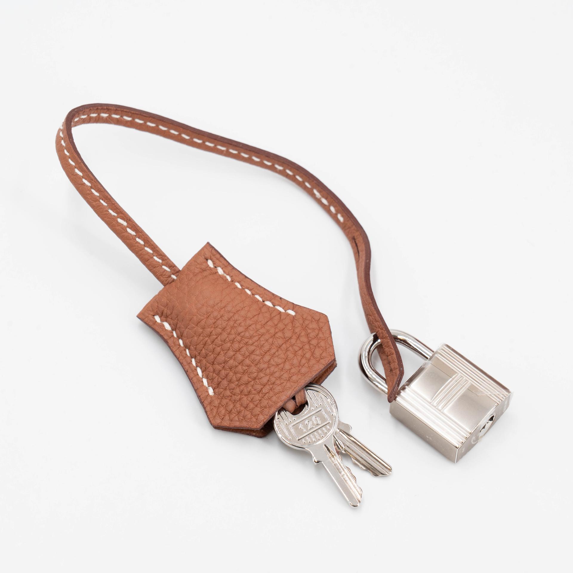 ランク SA HERMÈS エルメス バーキン30 ゴールド (37) トゴ シルバー金具 W刻印 (2024) - 18