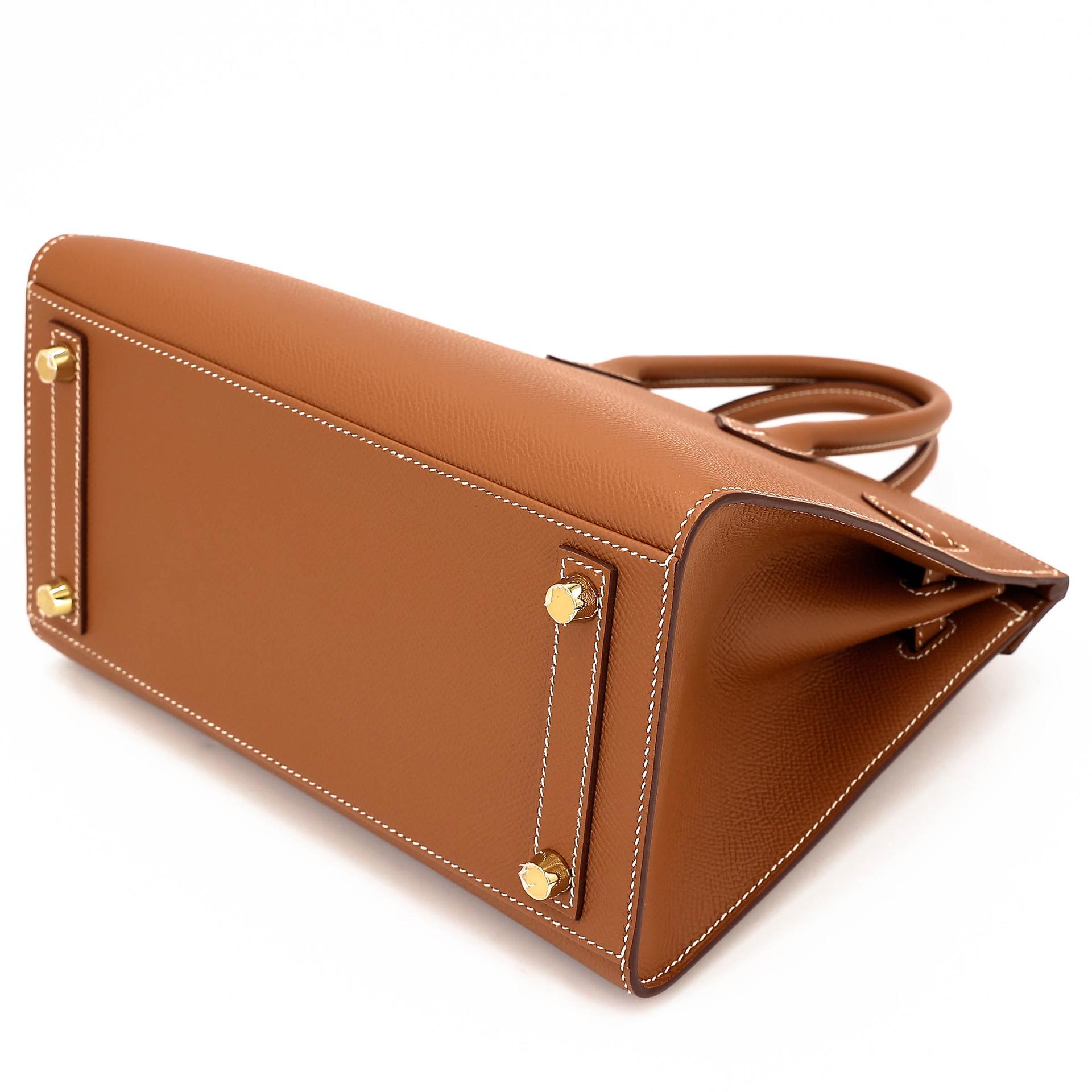 ランク SA HERMÈS エルメス バーキン25 セリエ ゴールド (37) エプソン ゴールド金具 Z刻印 (2021) - 6