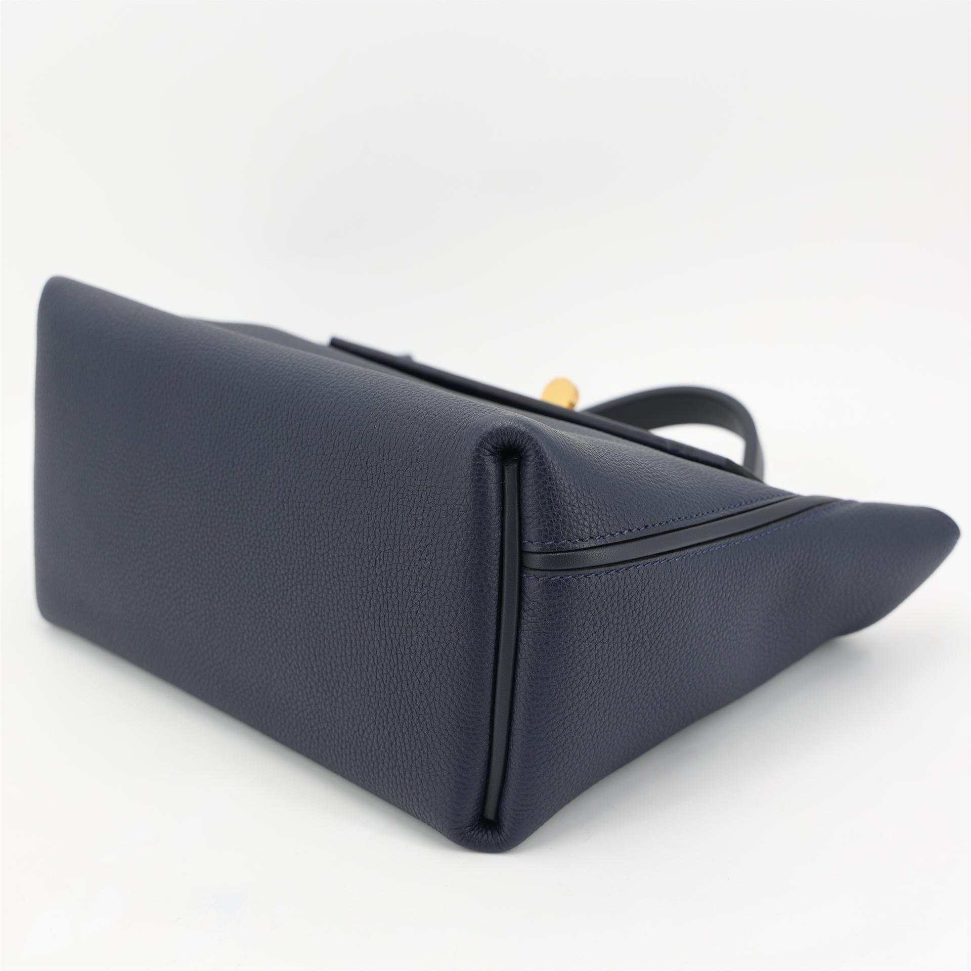 ランク NS 未使用品 HERMÈS エルメス ヴァンキャトル 29 タッチ ブルーニュイ (2Z) トゴ クロコダイル アリゲーター マット ゴールド金具 D刻印 (2019) - 5