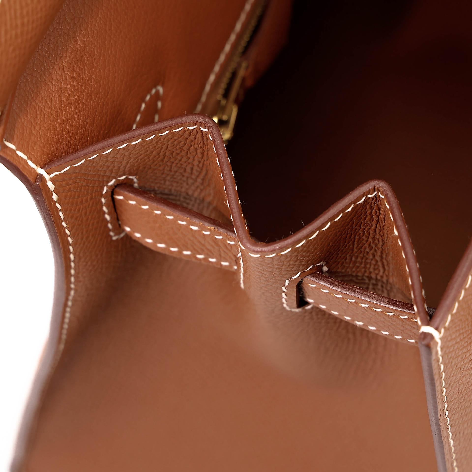 ランク SA HERMÈS エルメス バーキン25 セリエ ゴールド (37) エプソン ゴールド金具 Z刻印 (2021) - 16