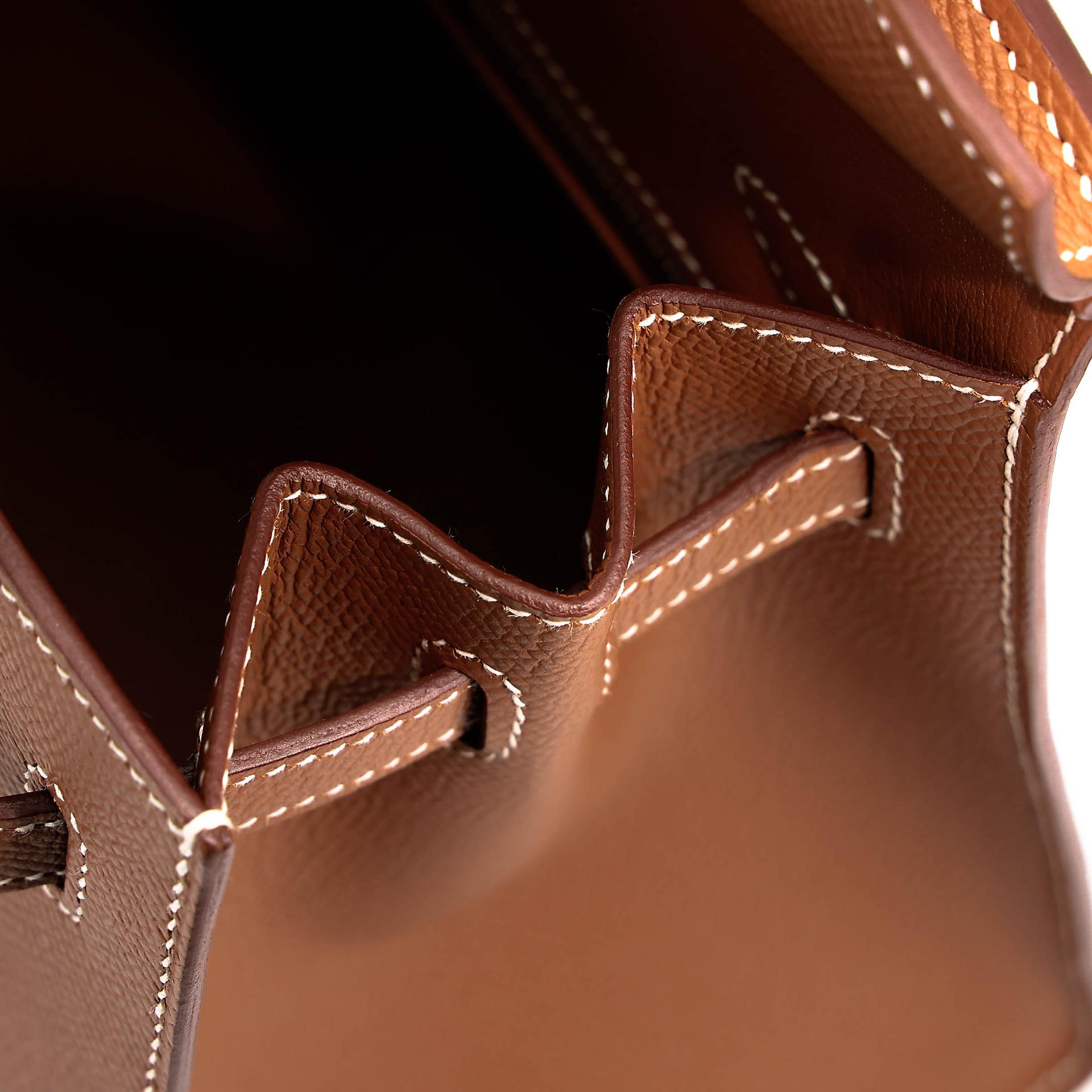 ランク SA HERMÈS エルメス バーキン25 セリエ ゴールド (37) エプソン ゴールド金具 Z刻印 (2021) - 15