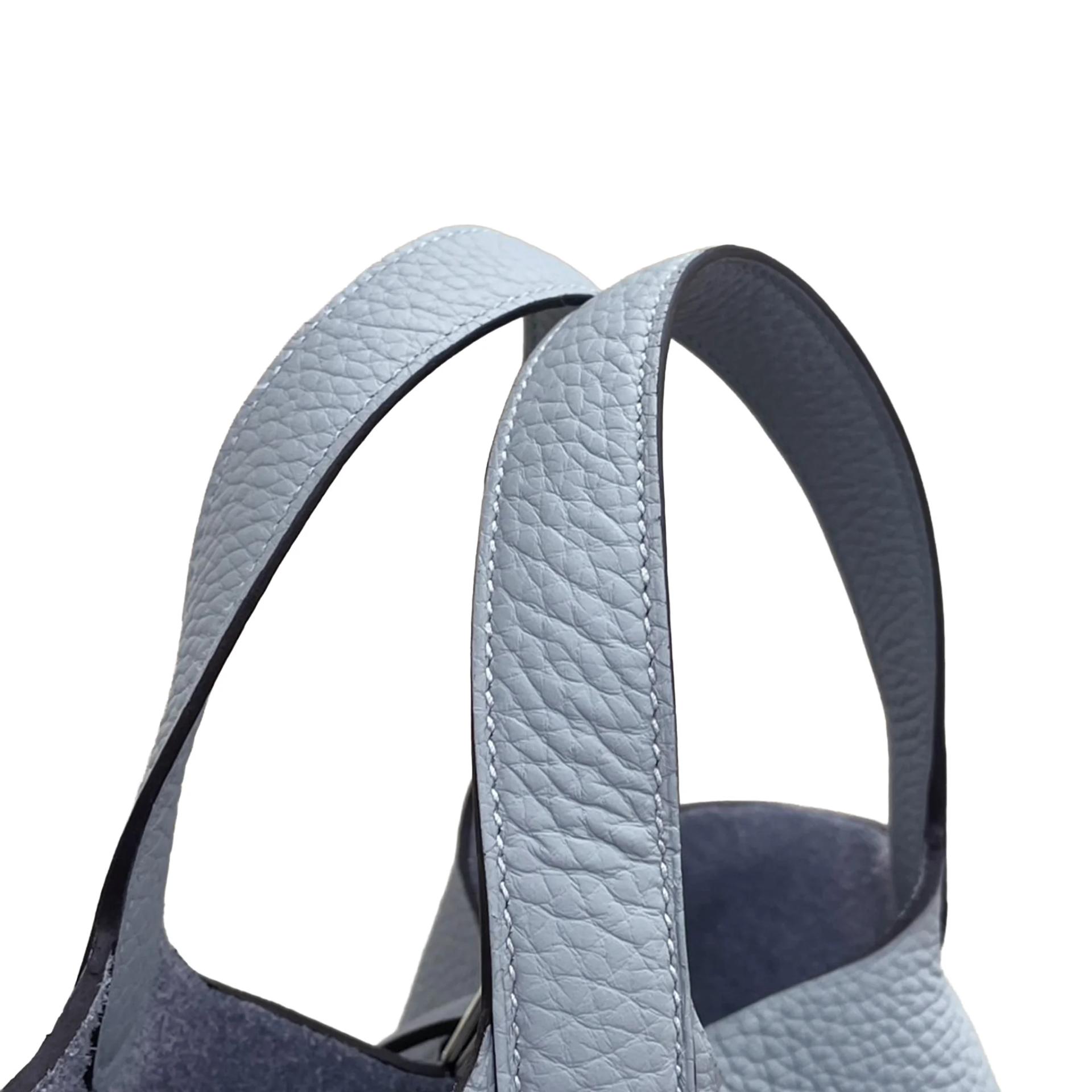 Picotin Lock PM Gris Pantin (P0) | GINZA XIAOMA