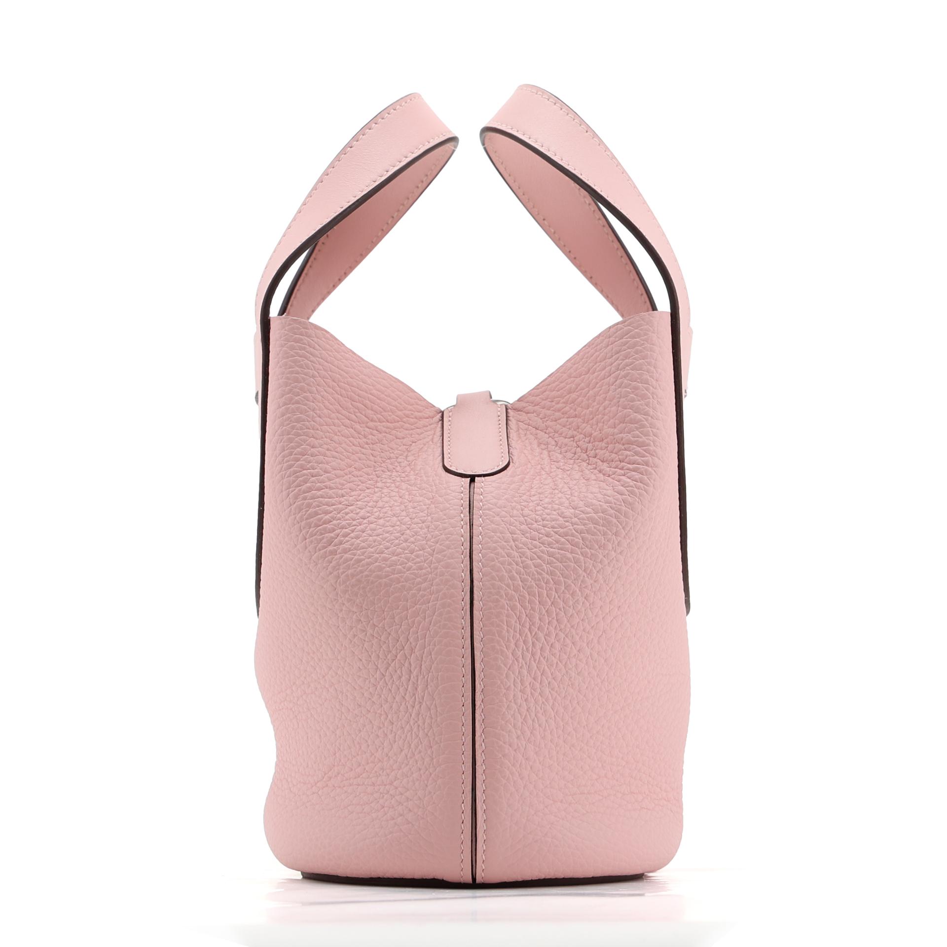 ランク SA HERMÈS エルメス インザループPM ローズサクラ (3Q) トリヨン シルバー金具 W刻印 (2024) - 3