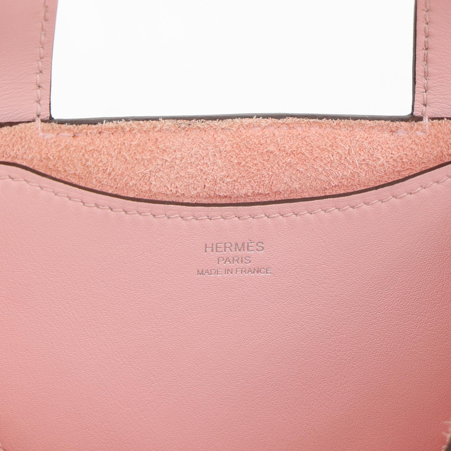 ランク SA HERMÈS エルメス インザループPM ローズサクラ (3Q) トリヨン シルバー金具 W刻印 (2024) - 11