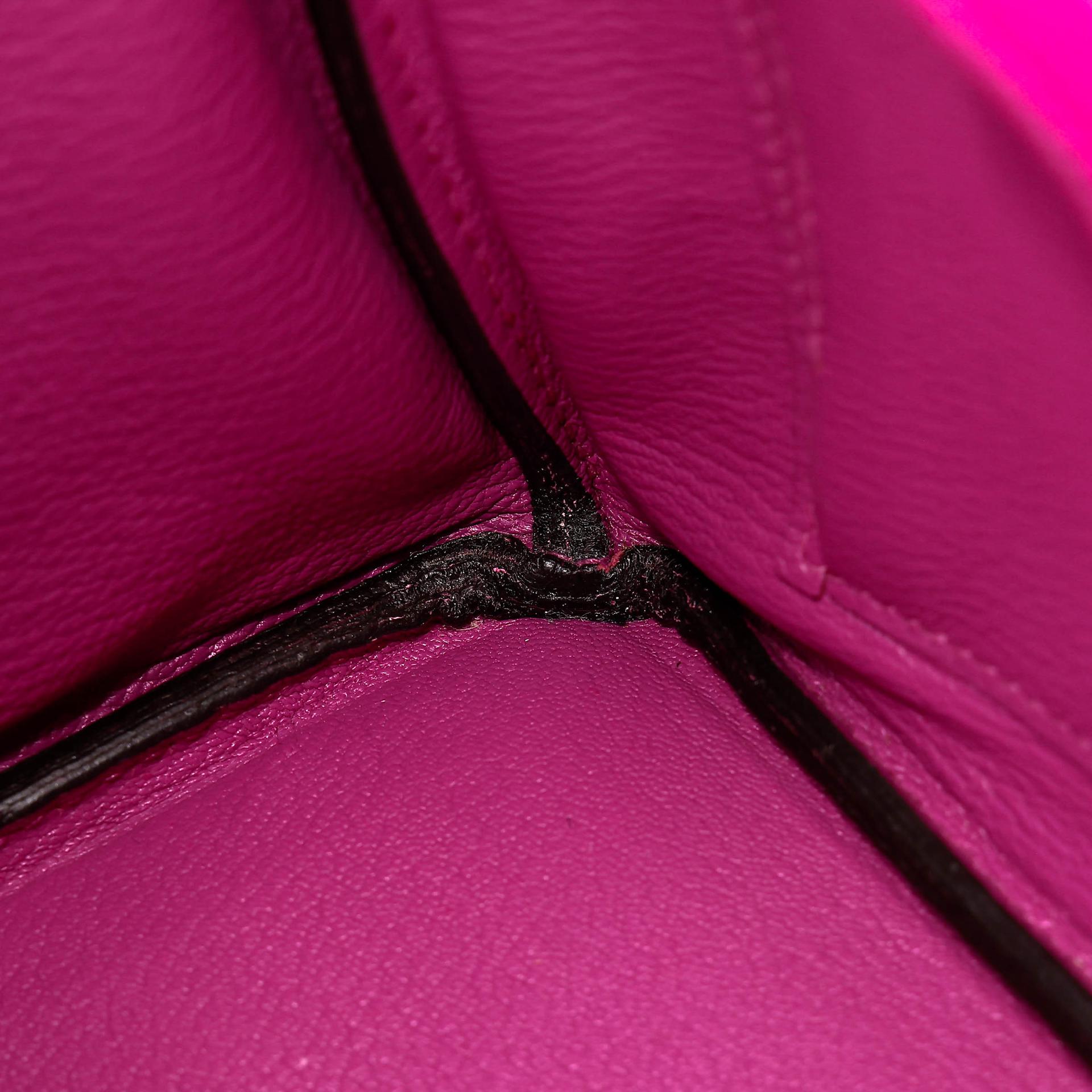 Very Good ( Rank A) HERMÈS Birkin 25 Rose Purple (L3) Togo Palladium hardware C (2018) - 25