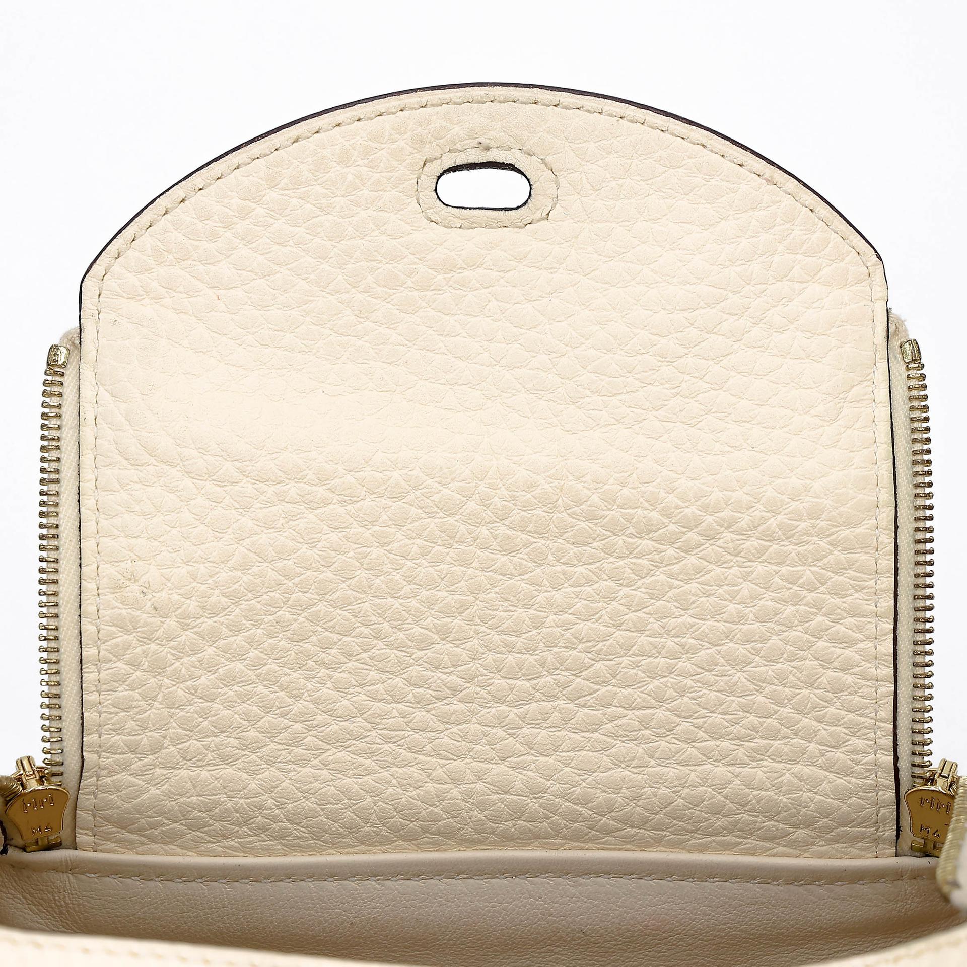 中古AB HERMÈS 愛馬仕 Mini Lindy I2 奶油白 Nata Clemence小牛皮 金扣 U刻 2022年 - 31