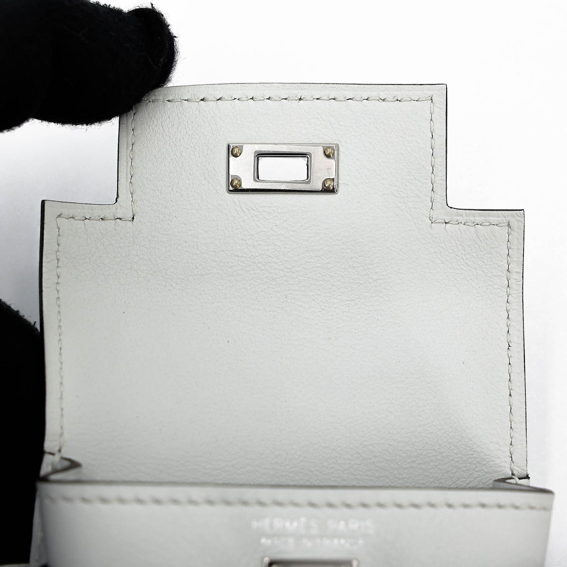 ランク NS 未使用品 HERMÈS エルメス ケリームーブ グリスパル (M4) スイフト シルバー金具 W刻印 (2024) - 21