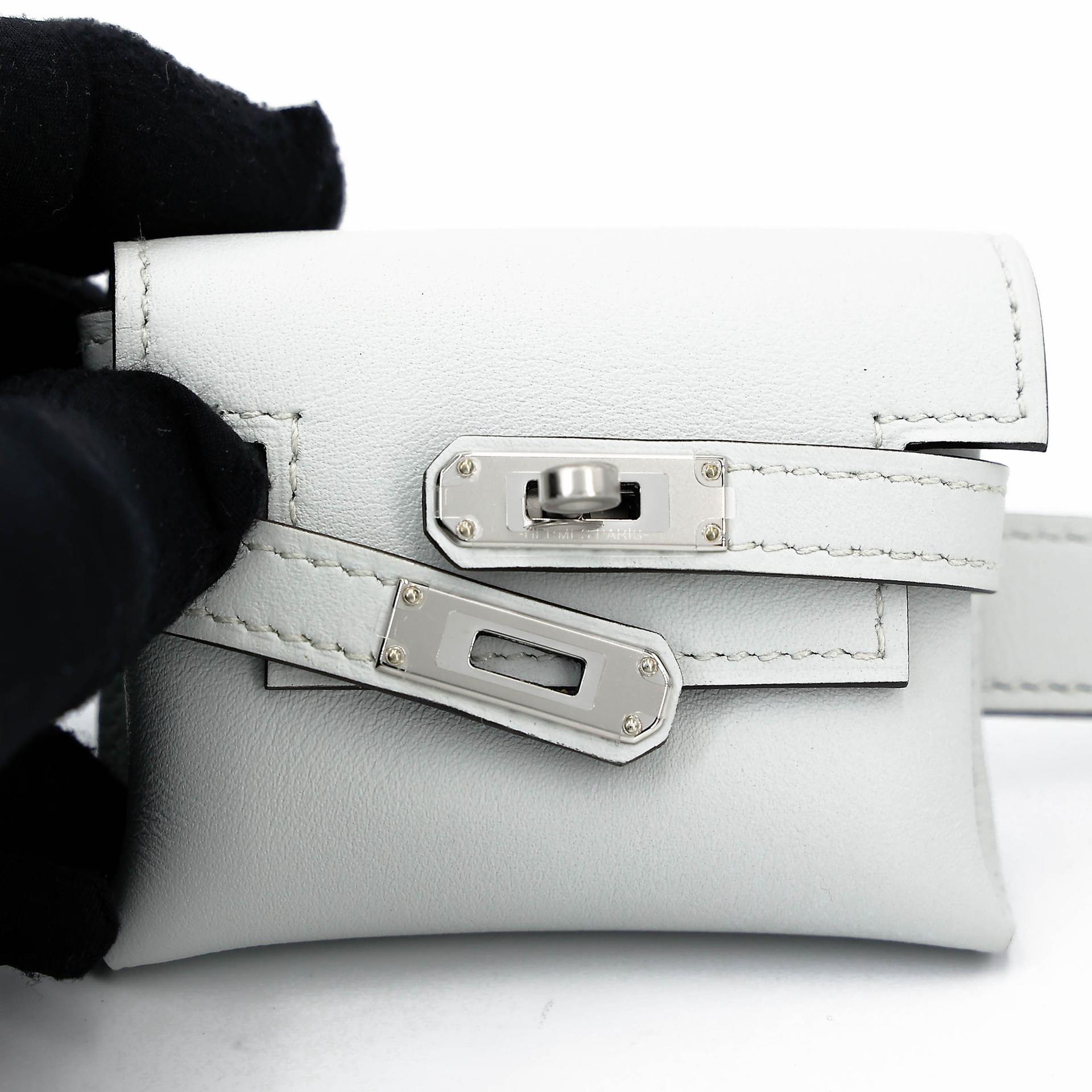 ランク NS 未使用品 HERMÈS エルメス ケリームーブ グリスパル (M4) スイフト シルバー金具 W刻印 (2024) - 18