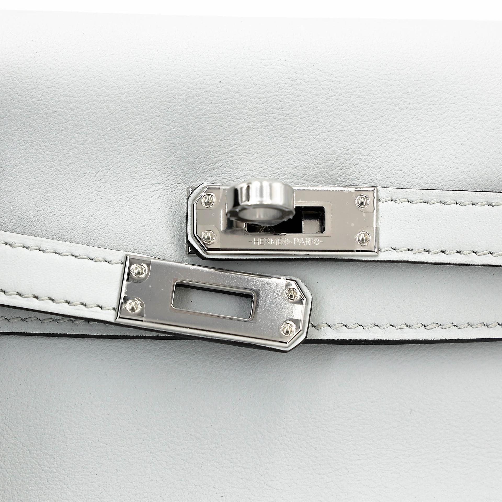 ランク NS 未使用品 HERMÈS エルメス ケリームーブ グリスパル (M4) スイフト シルバー金具 W刻印 (2024) - 9