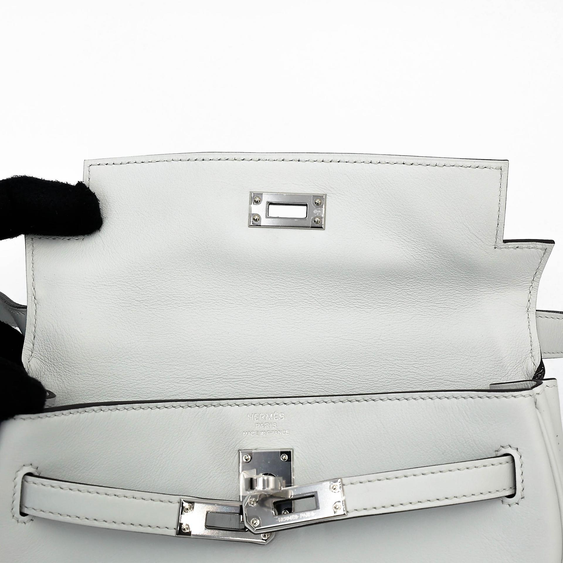 ランク NS 未使用品 HERMÈS エルメス ケリームーブ グリスパル (M4) スイフト シルバー金具 W刻印 (2024) - 25
