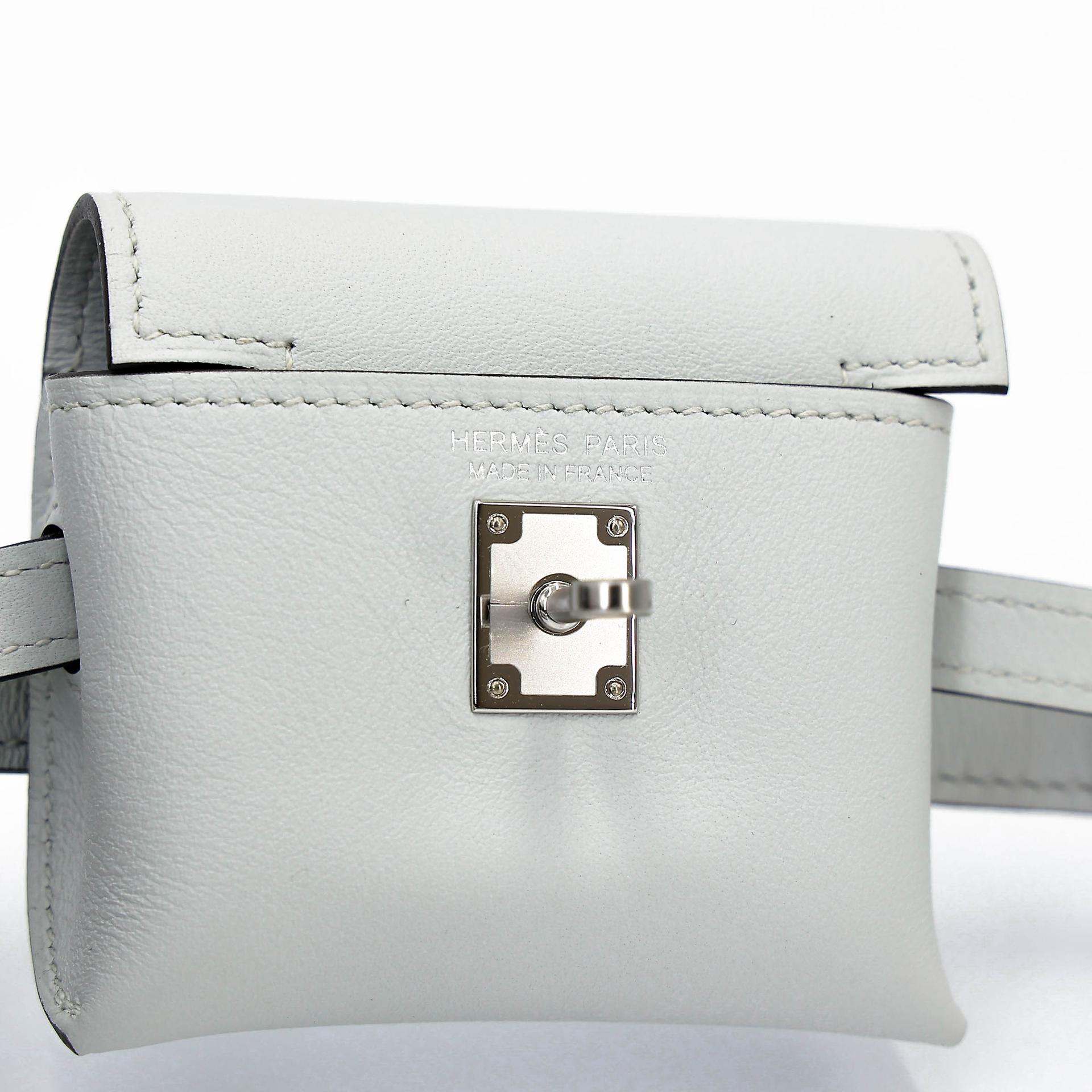 ランク NS 未使用品 HERMÈS エルメス ケリームーブ グリスパル (M4) スイフト シルバー金具 W刻印 (2024) - 22