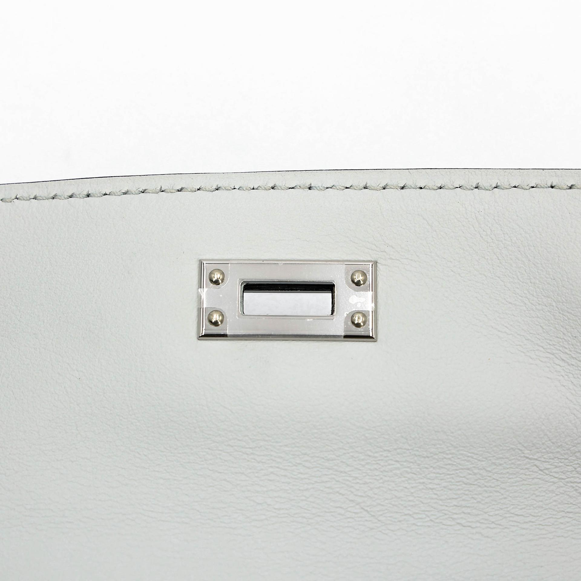 ランク NS 未使用品 HERMÈS エルメス ケリームーブ グリスパル (M4) スイフト シルバー金具 W刻印 (2024) - 12