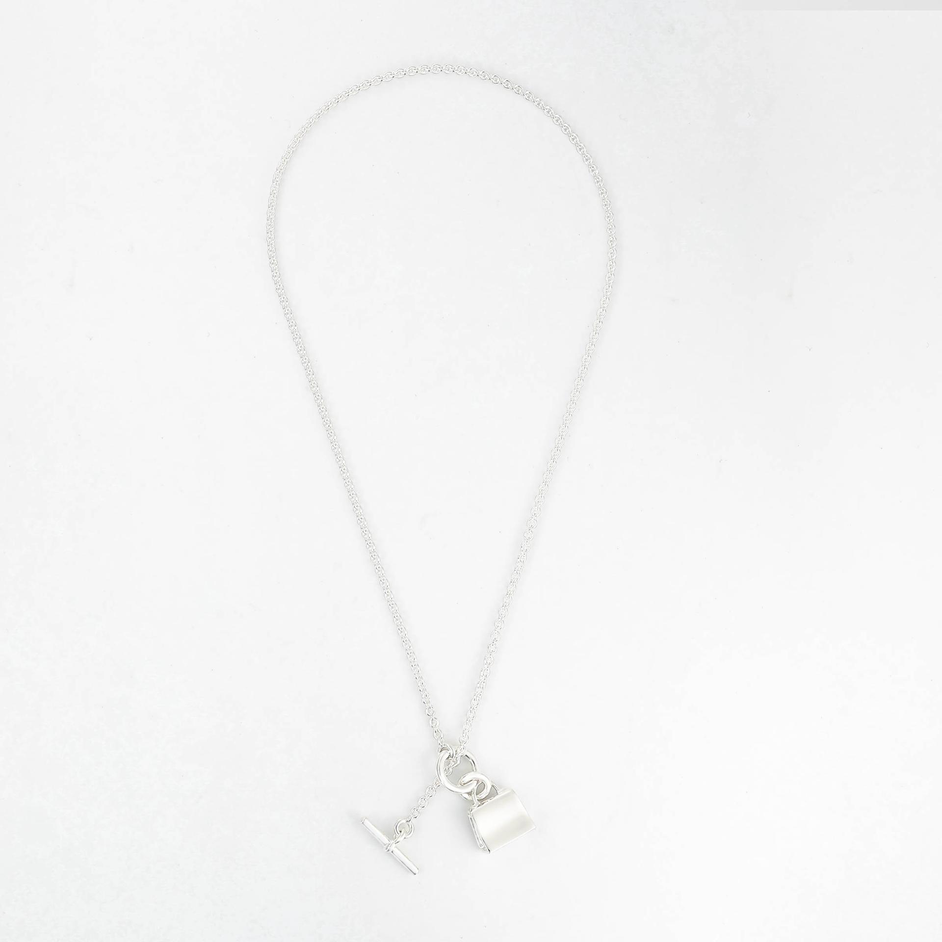 Brand New ( Rank N ) HERMÈS Amulettes Kelly Pendant Silver Silver 925 - 6