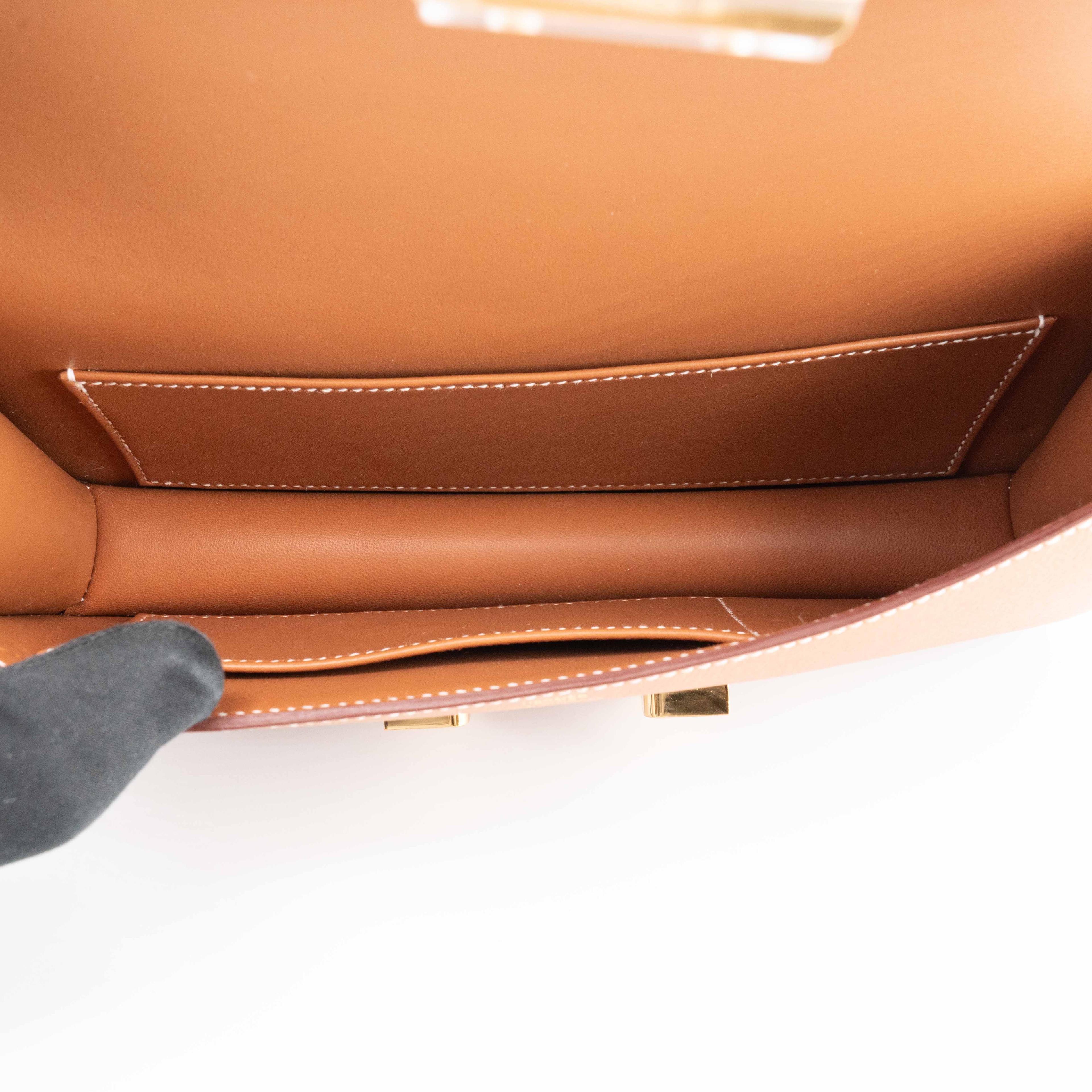 Brand New ( Rank N ) HERMÈS Constance Elan Gold (37) Epsom Gold hardware K (2025) - 16