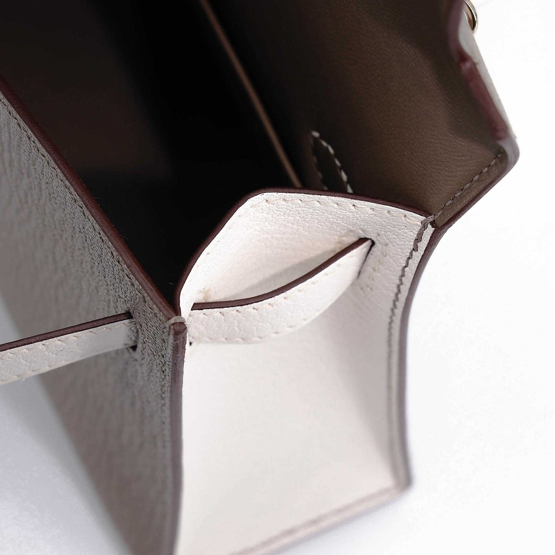 ランク N 新品 HERMÈS エルメス スペシャルオーダー ミニケリー2 HSS エトゥープ (18) ナタ (I2) シェーブル シャンパンゴールド金具 K刻印 (2025) - 15