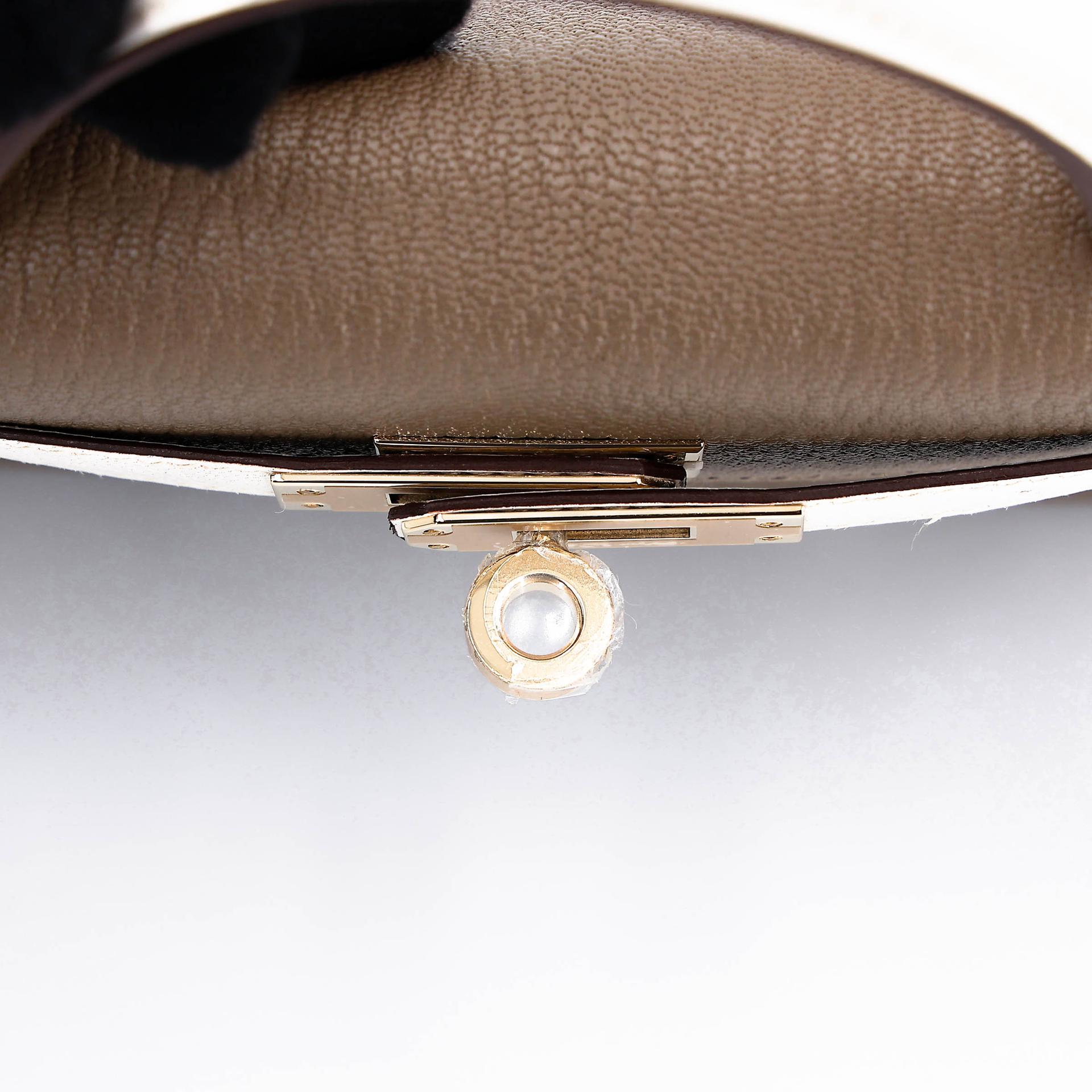 ランク N 新品 HERMÈS エルメス スペシャルオーダー ミニケリー2 HSS エトゥープ (18) ナタ (I2) シェーブル シャンパンゴールド金具 K刻印 (2025) - 9