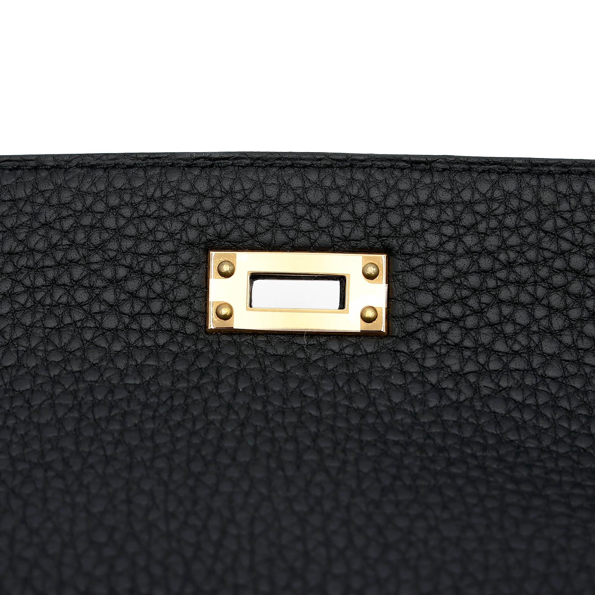 ランク N 新品 HERMÈS エルメス ケリー25 ブラック (89) トゴ ゴールド金具 K刻印 (2025) - 11