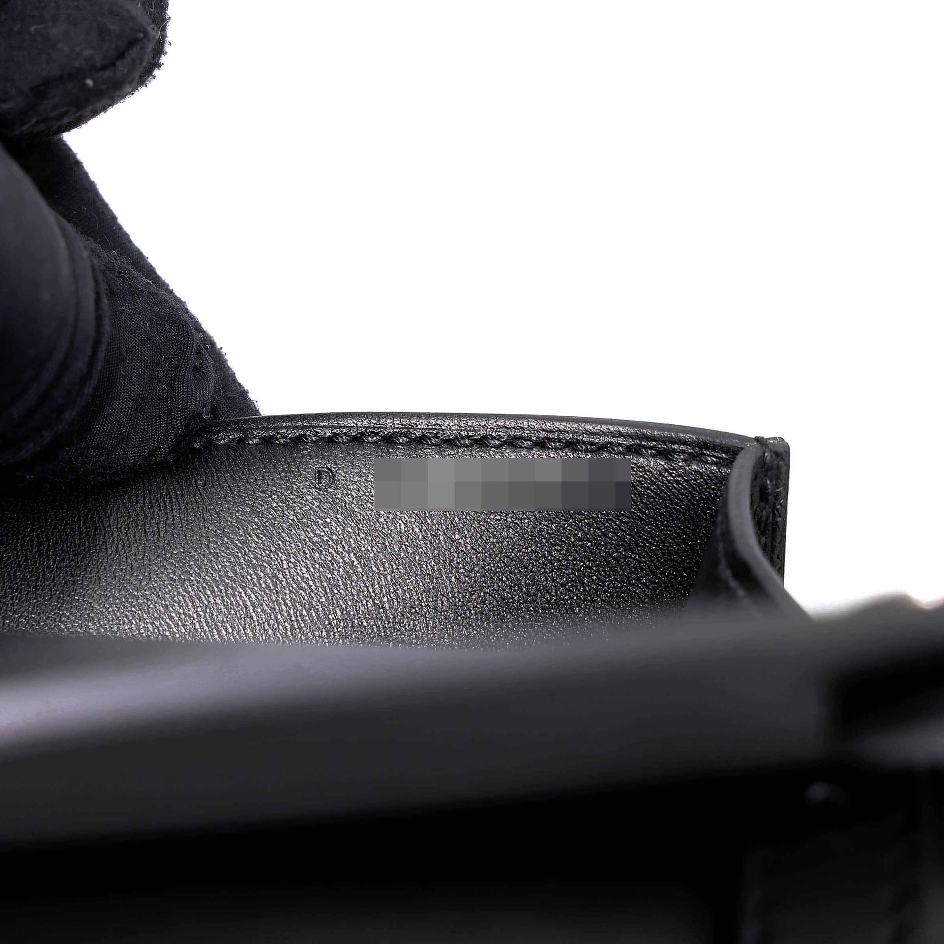 ランク A HERMÈS エルメス ツインズ ショルダーバッグ ブラック (89) ムッシュ ソンブレロ シルバー金具 D刻印 (2019) - 17