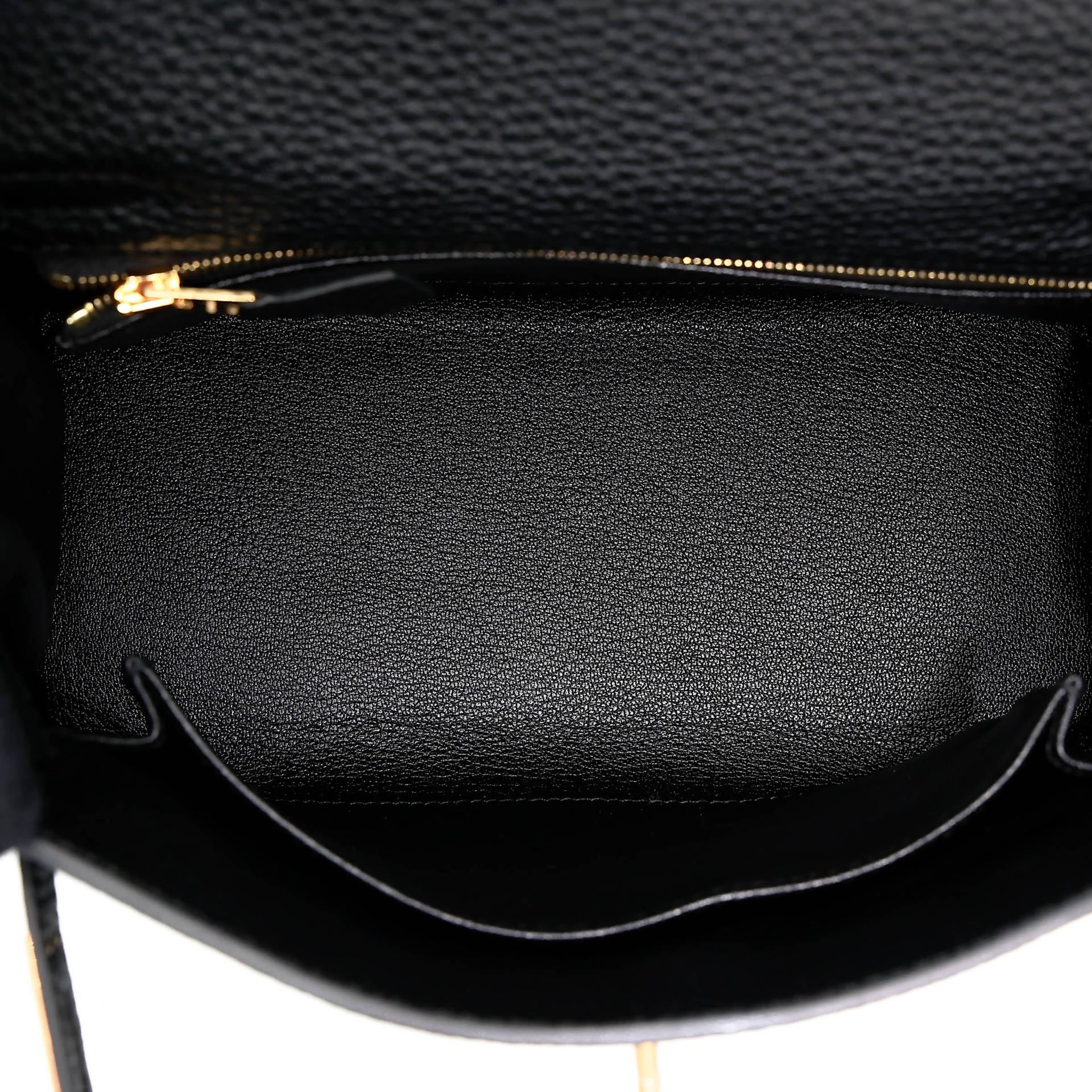 ランク N 新品 HERMÈS エルメス ケリー25 ブラック (89) トゴ ゴールド金具 K刻印 (2025) - 17