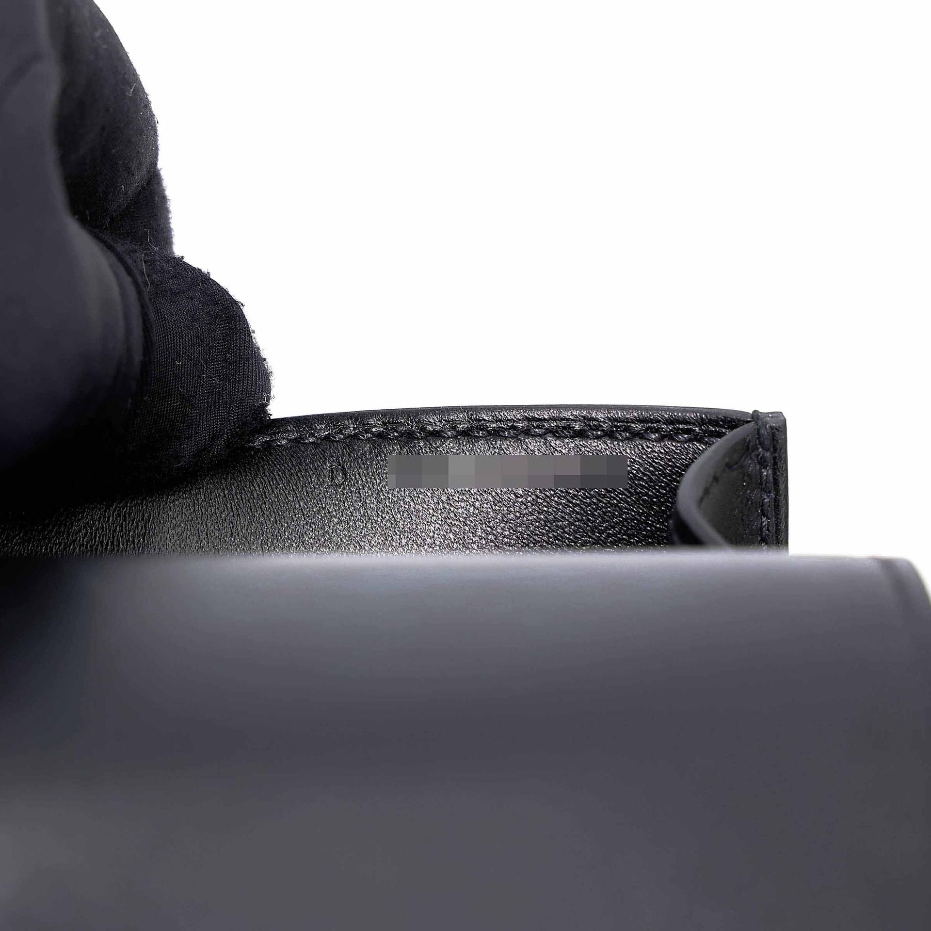 ランク A HERMÈS エルメス ツインズ ショルダーバッグ ブラック (89) ムッシュ ソンブレロ シルバー金具 D刻印 (2019) - 27