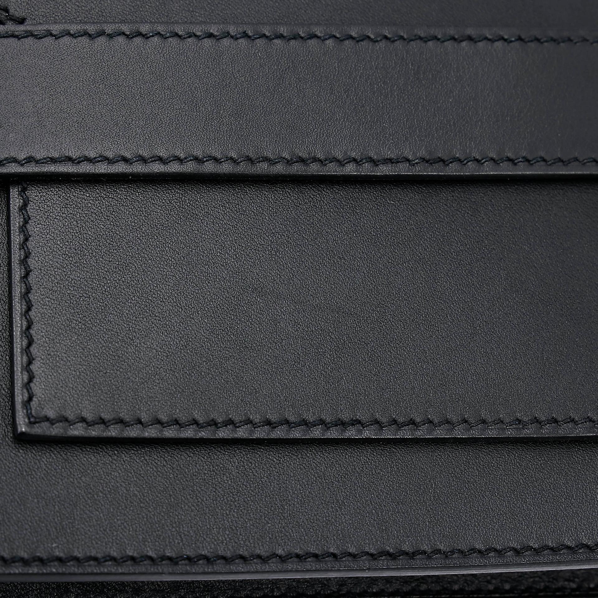 ランク A HERMÈS エルメス ツインズ ショルダーバッグ ブラック (89) ムッシュ ソンブレロ シルバー金具 D刻印 (2019) - 10