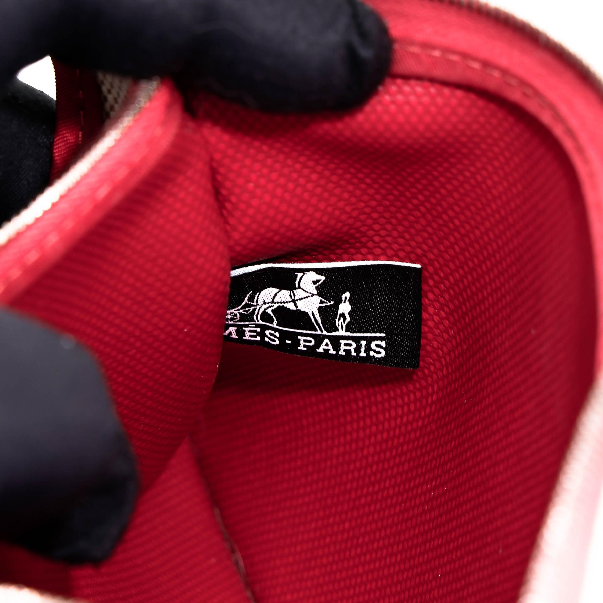 A美品 HERMÈS 愛馬仕 Herbag Zip 31 PM 5X 辣椒紅 Rouge Piment Vache Hunter皮 Toile Berline 帆布 銀扣 D刻 2019年 - 50