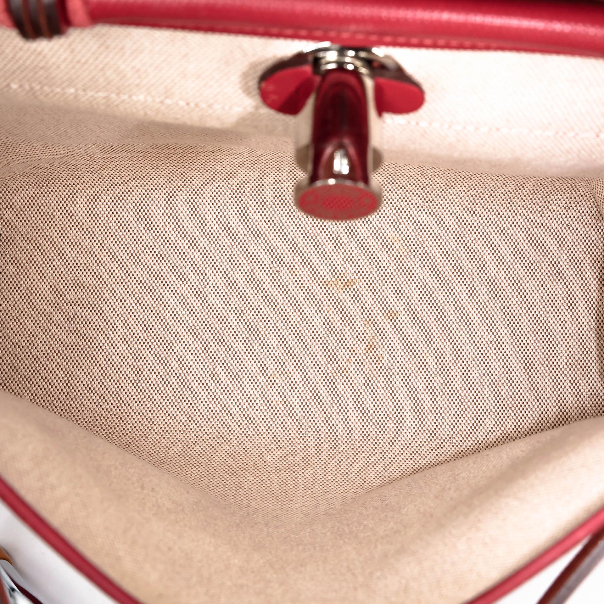 A美品 HERMÈS 愛馬仕 Herbag Zip 31 PM 5X 辣椒紅 Rouge Piment Vache Hunter皮 Toile Berline 帆布 銀扣 D刻 2019年 - 42