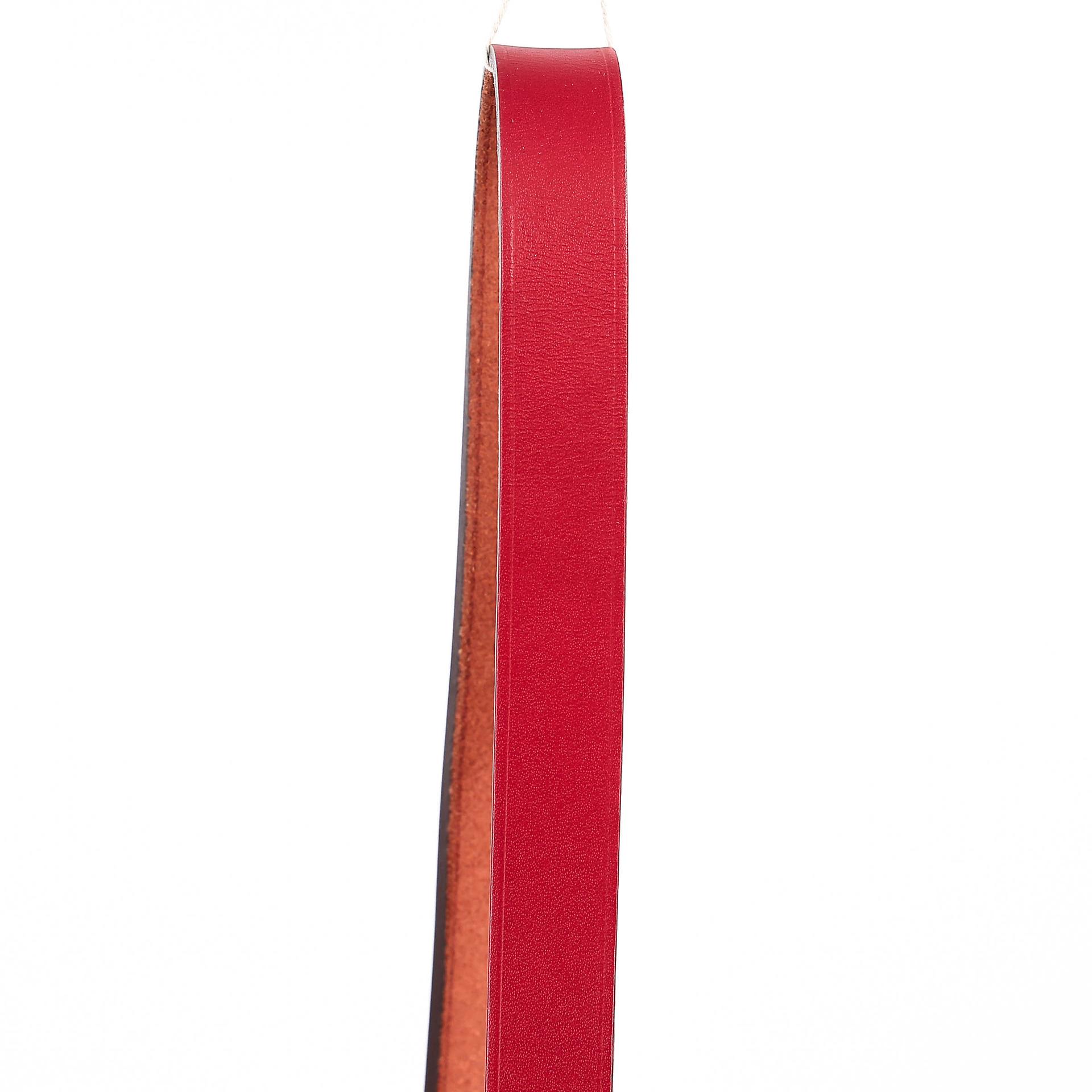 A美品 HERMÈS 愛馬仕 Herbag Zip 31 PM 5X 辣椒紅 Rouge Piment Vache Hunter皮 Toile Berline 帆布 銀扣 D刻 2019年 - 3