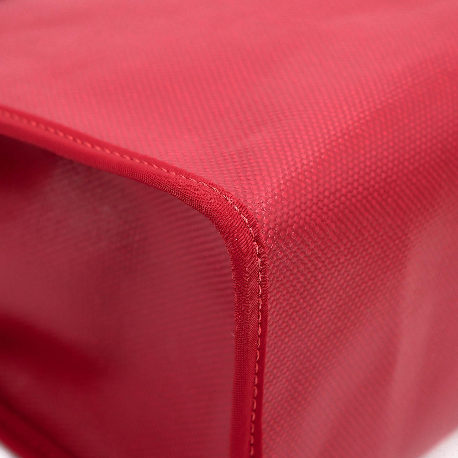 A美品 HERMÈS 愛馬仕 Herbag Zip 31 PM 5X 辣椒紅 Rouge Piment Vache Hunter皮 Toile Berline 帆布 銀扣 D刻 2019年 - 10