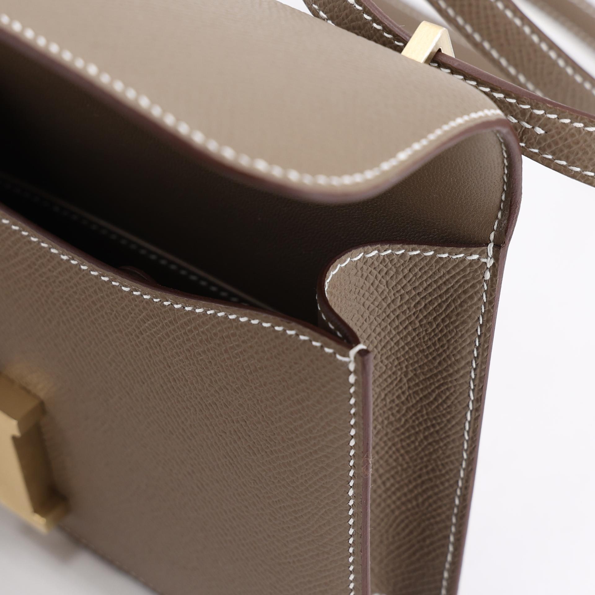 ランク N 新品 HERMÈS エルメス コンスタンスエラン エトゥープ (18) エプソン マットゴールド金具 K刻印 (2025) - 14