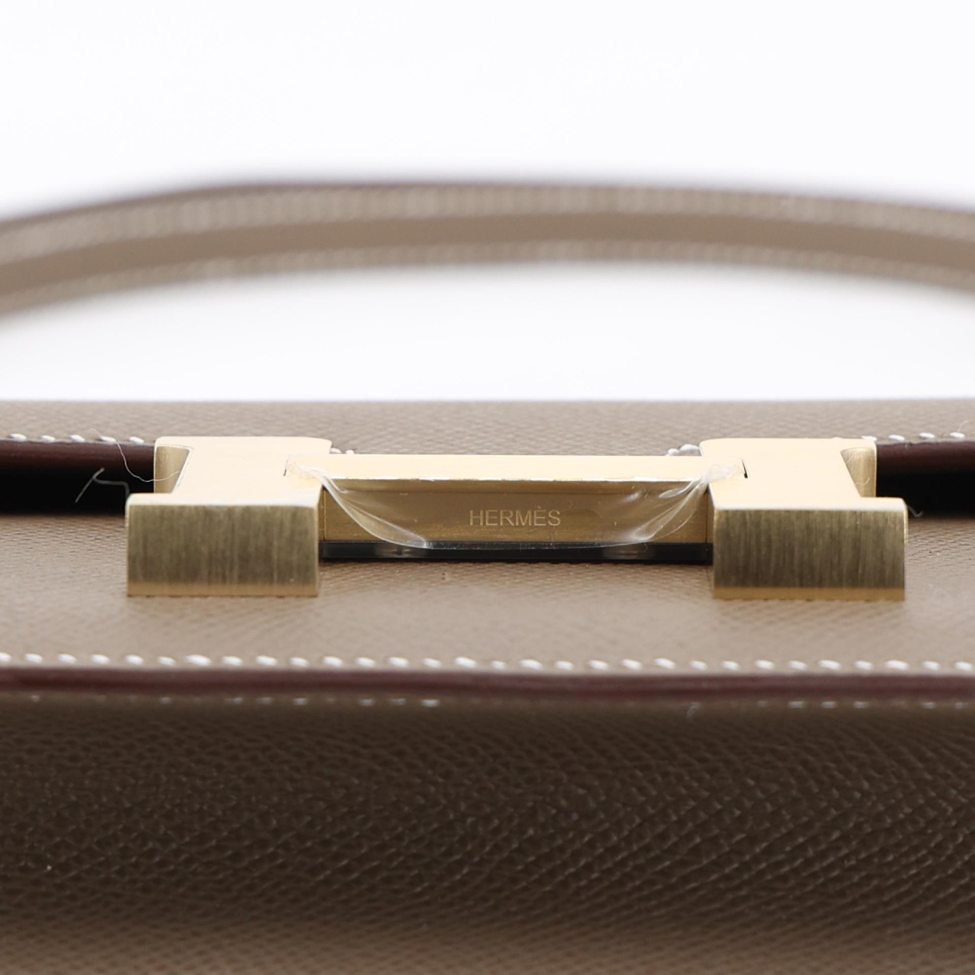 ランク N 新品 HERMÈS エルメス コンスタンスエラン エトゥープ (18) エプソン マットゴールド金具 K刻印 (2025) - 9