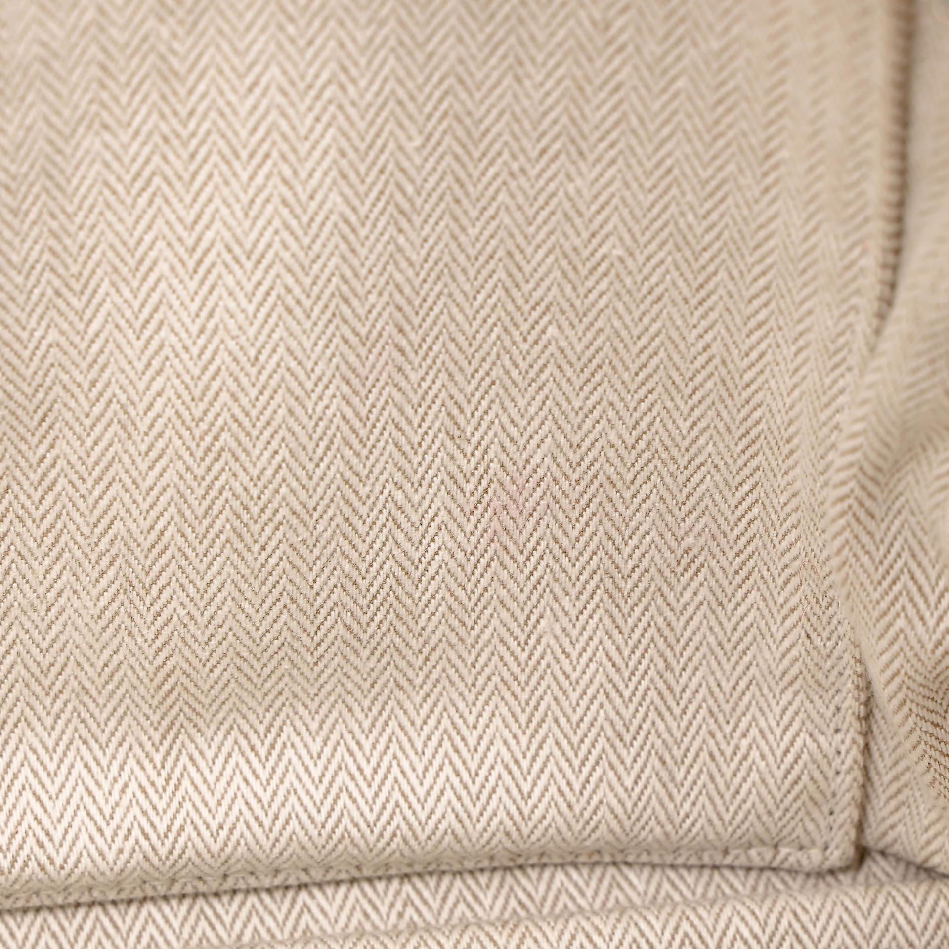 Good ( Rank AB) HERMÈS Victoria 35 Bleu Jean (75) Clemence Palladium hardware Square R (2014) - 27