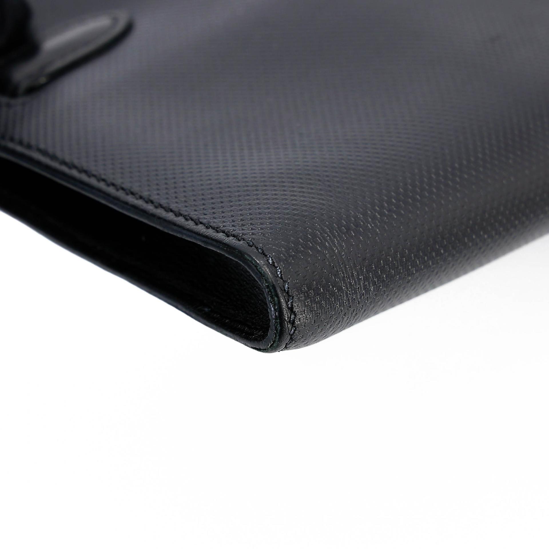 A美品 HERMÈS 愛馬仕 Kelly Cut 89 黑色 Noir (Black) Grain d`H皮 Swift牛皮 香檳金扣 □Q刻 2013年 - 14