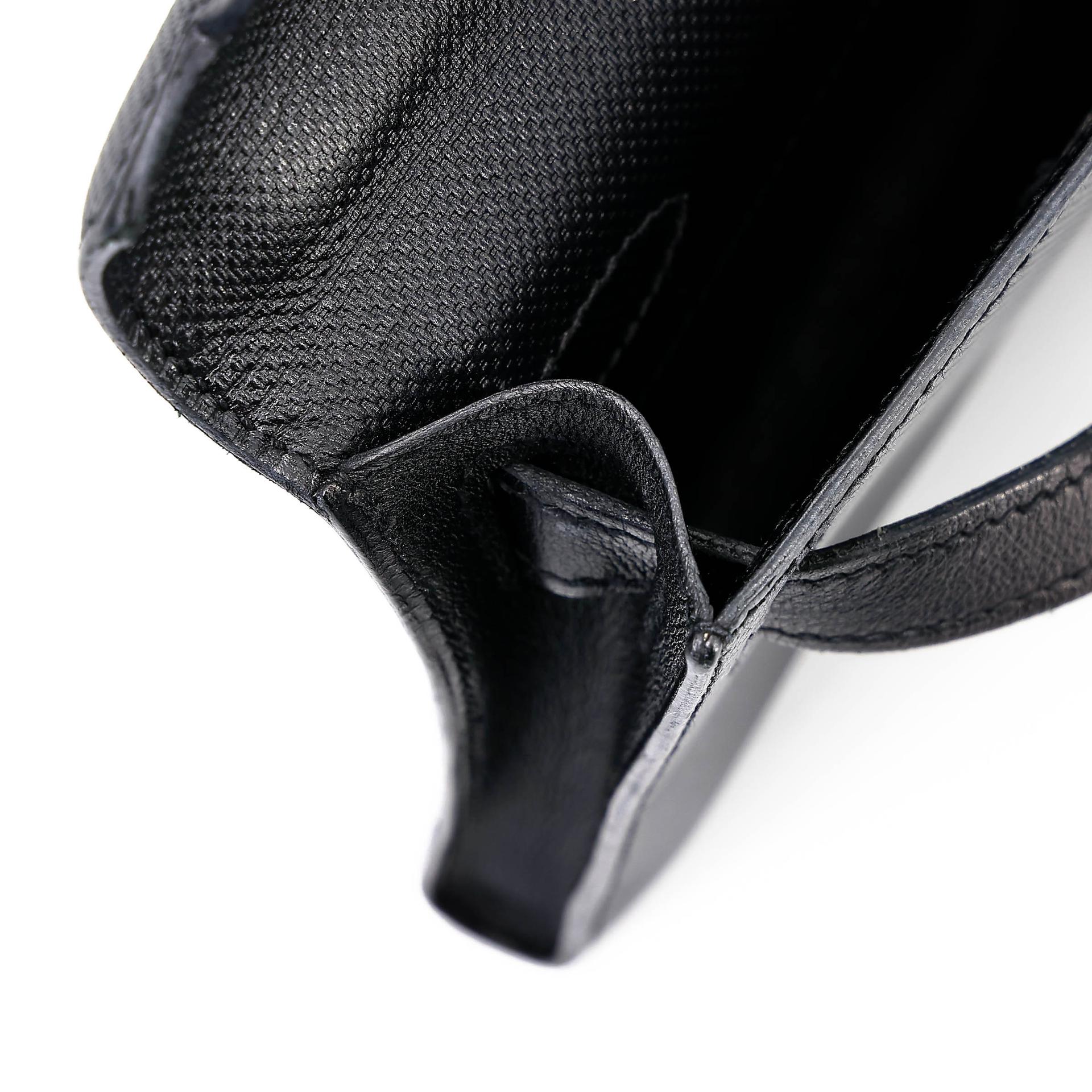 A美品 HERMÈS 愛馬仕 Kelly Cut 89 黑色 Noir (Black) Grain d`H皮 Swift牛皮 香檳金扣 □Q刻 2013年 - 29