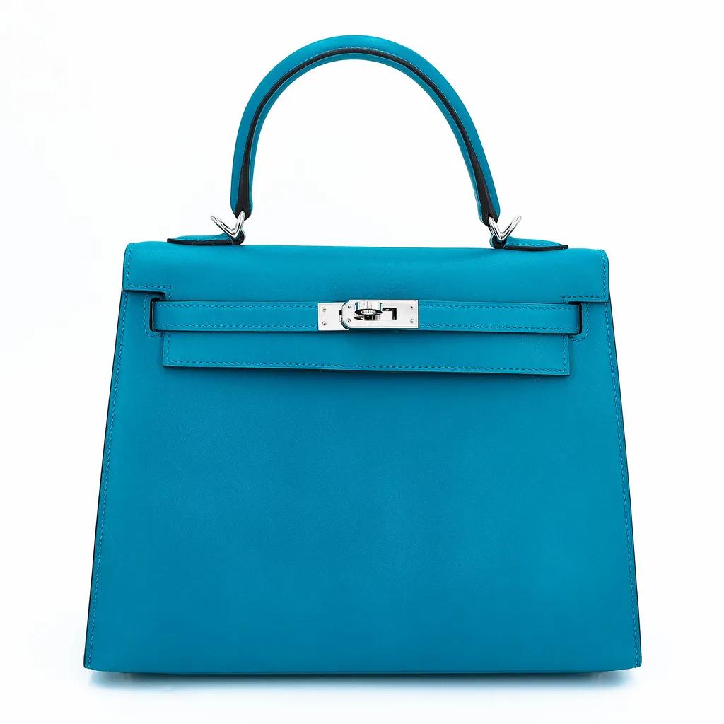 Kelly 25 外縫 7W 伊茲密爾藍 Bleu Izmir