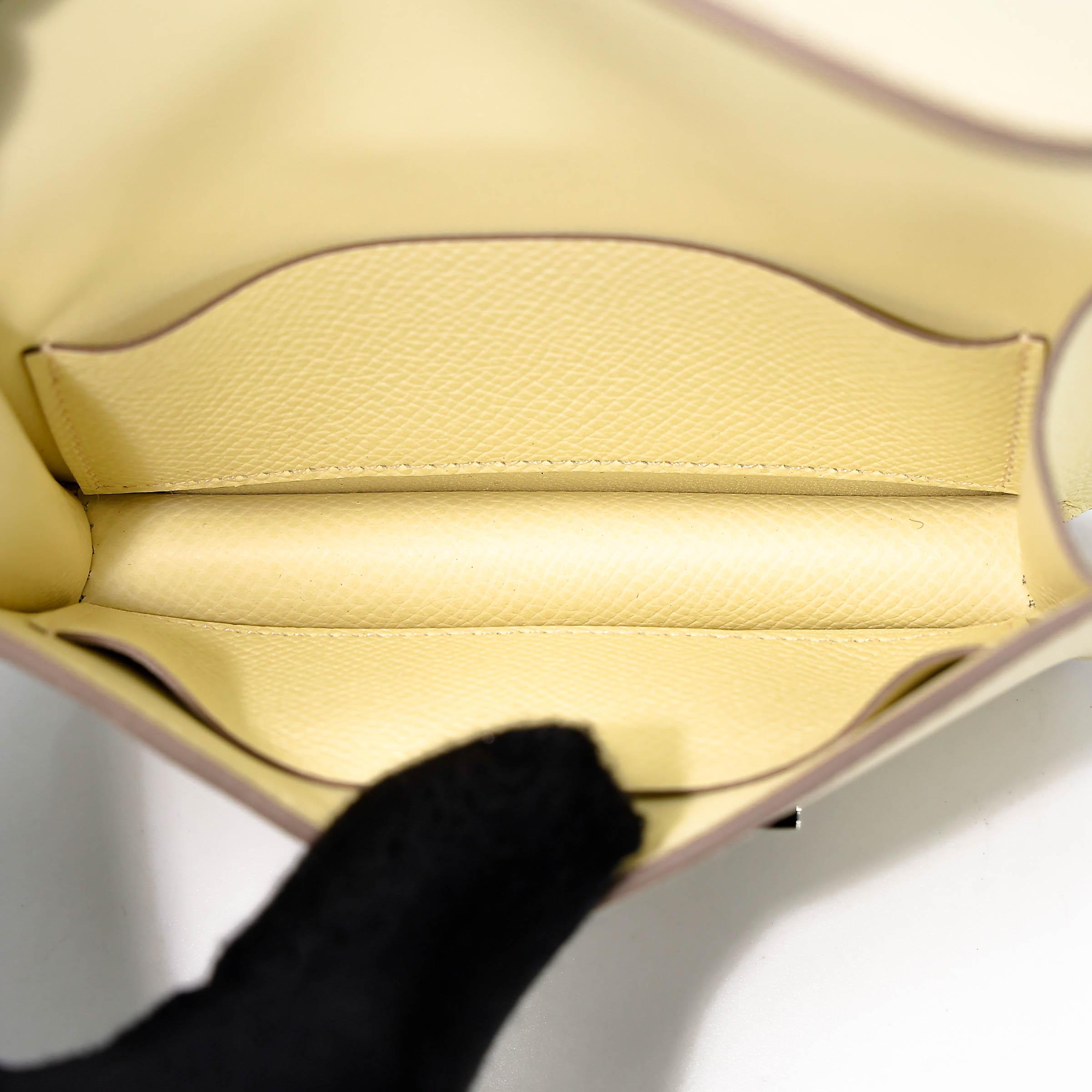 ランク N 新品 HERMÈS エルメス コンスタンススリム ジョーヌ・ミルトン(i8) エプソン シルバー金具 K刻印 (2025) - 14