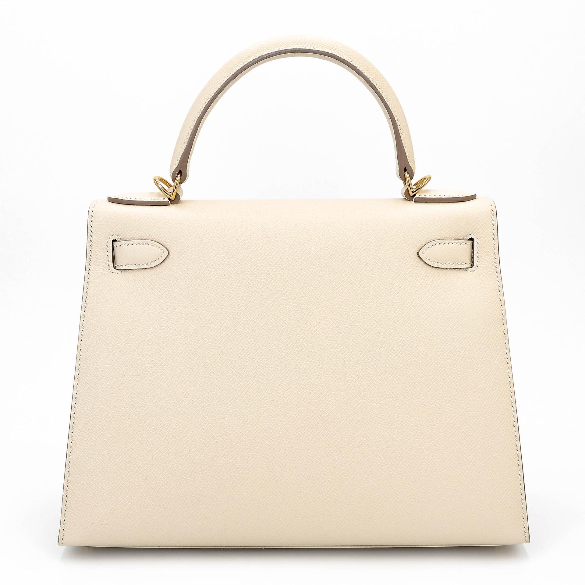 ランク SA HERMÈS エルメス ケリー28 セリエ クレ (10) エプソン ゴールド金具 Y刻印 (2020) - 2