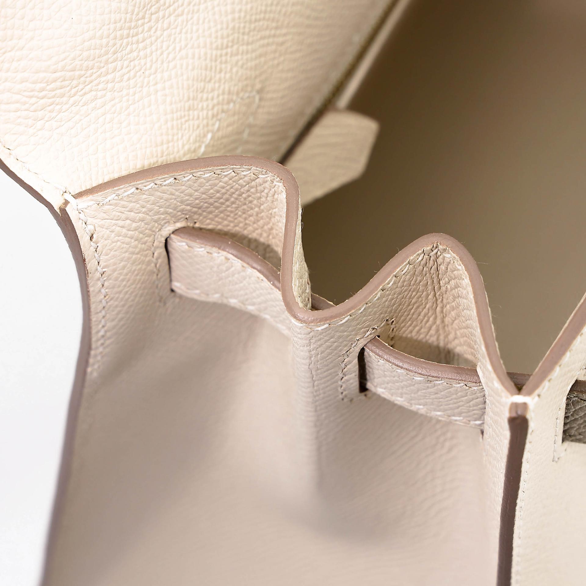 ランク SA HERMÈS エルメス ケリー28 セリエ クレ (10) エプソン ゴールド金具 Y刻印 (2020) - 21