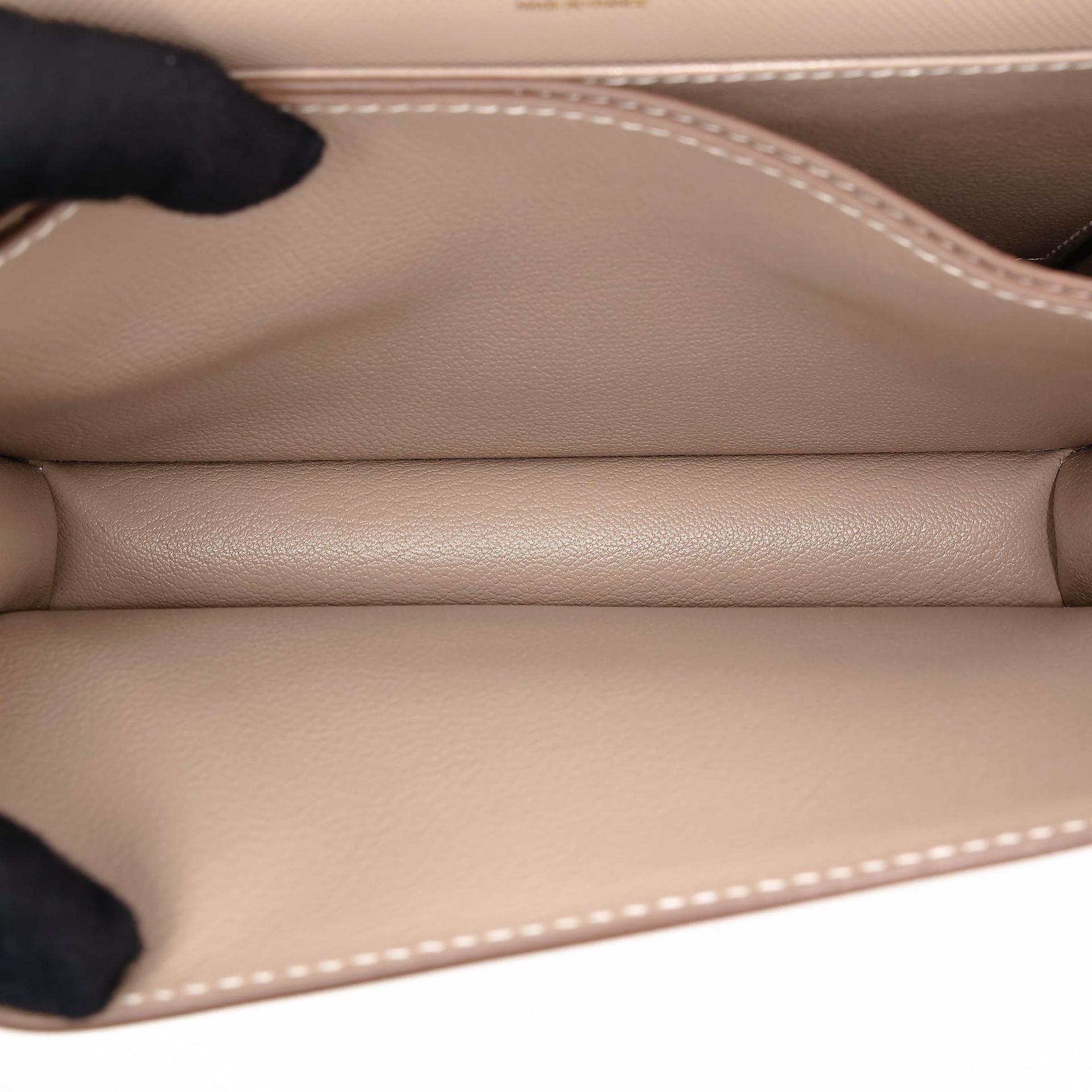 Unused ( Rank NS ) HERMÈS Roulis 23 Argile (1F) Grain d`H Permabrass hardware Square Q (2013) - 18