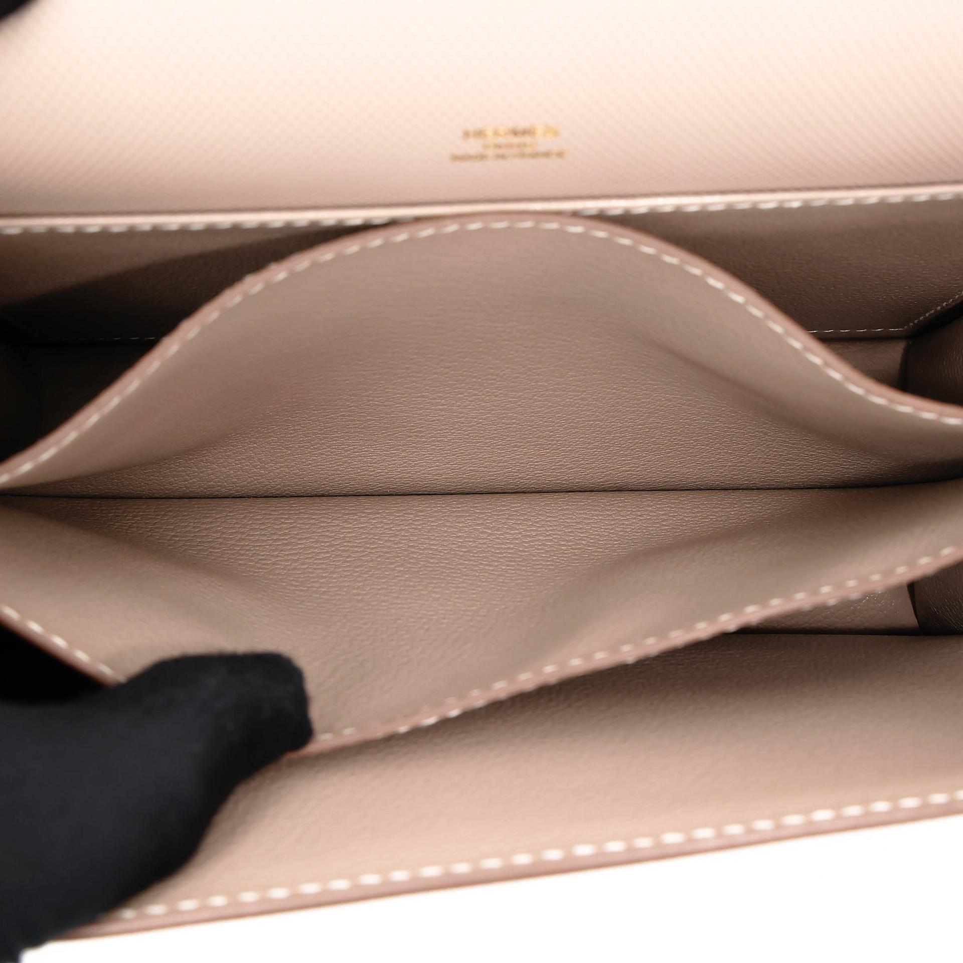 Unused ( Rank NS ) HERMÈS Roulis 23 Argile (1F) Grain d`H Permabrass hardware Square Q (2013) - 17