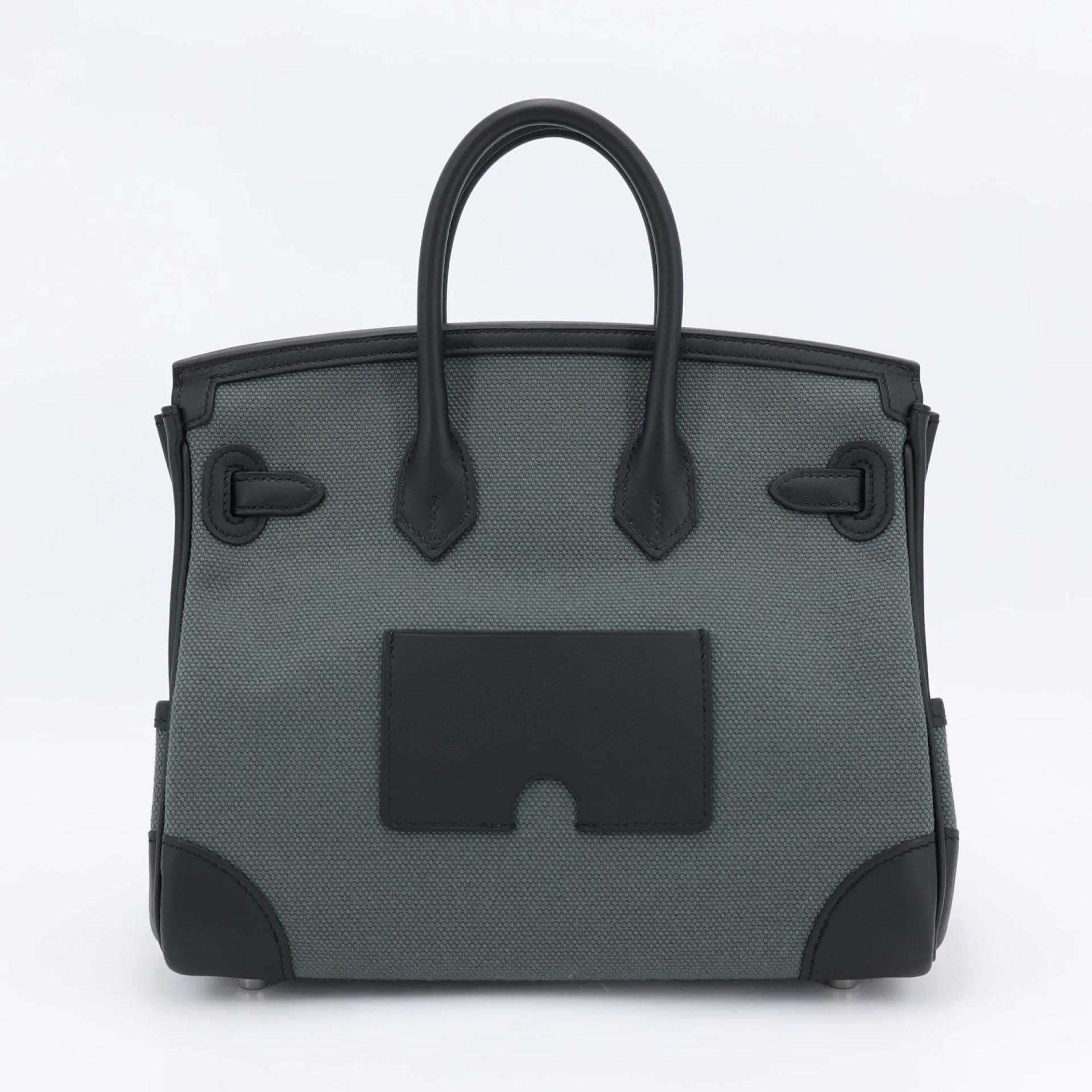 Birkin Cargo 25 Vert Mangrove (Q0) Noir (89)