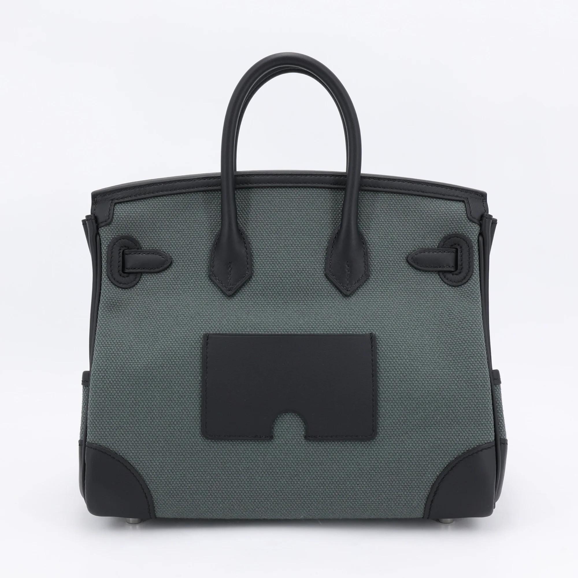 Birkin Cargo 25 Vert Mangrove (Q0) Noir (89)